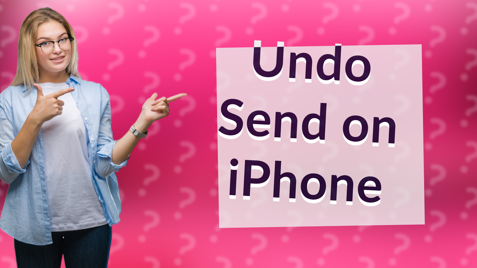 Undo Send on iPhone