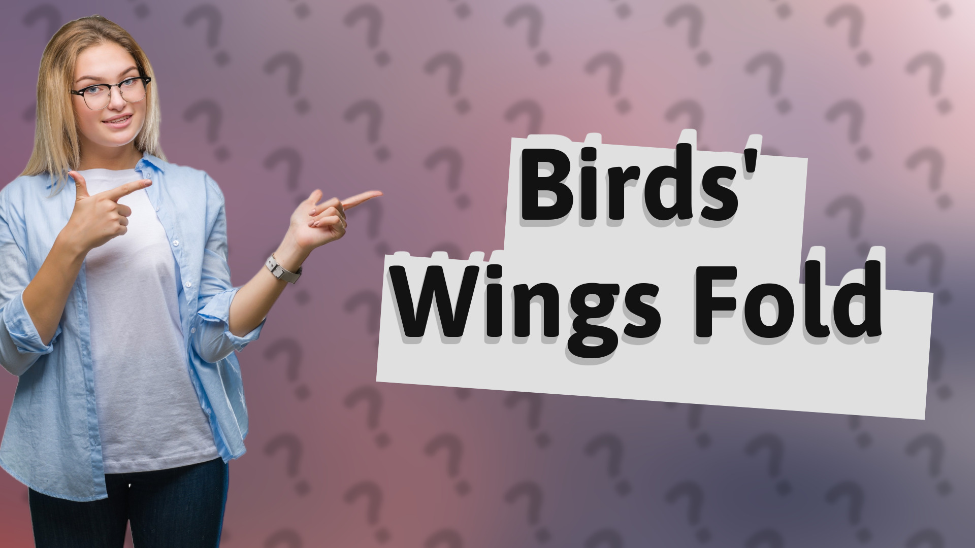 Birds' Wings Fold
