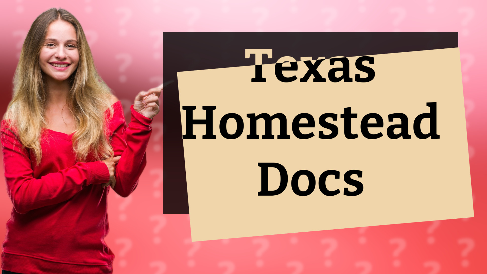 Texas Homestead Docs