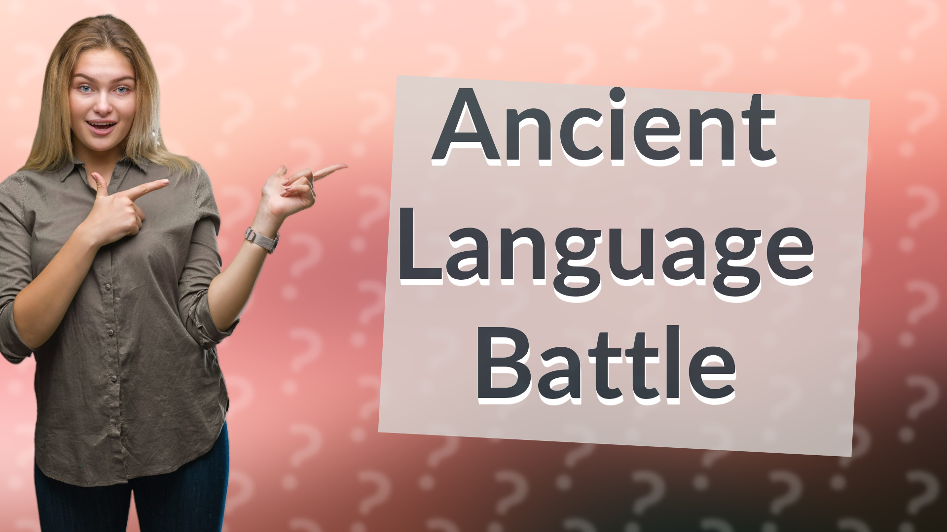 Ancient Language Battle