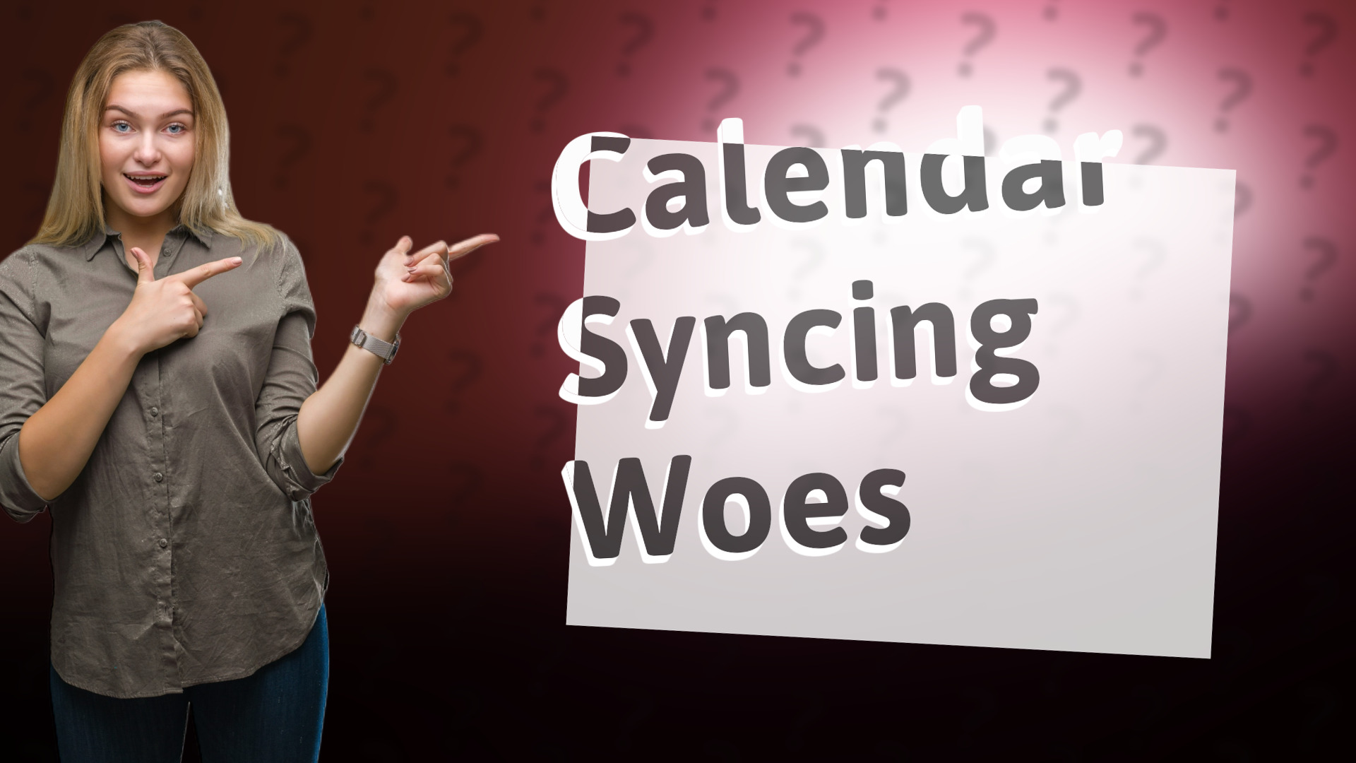 Calendar Syncing Woes
