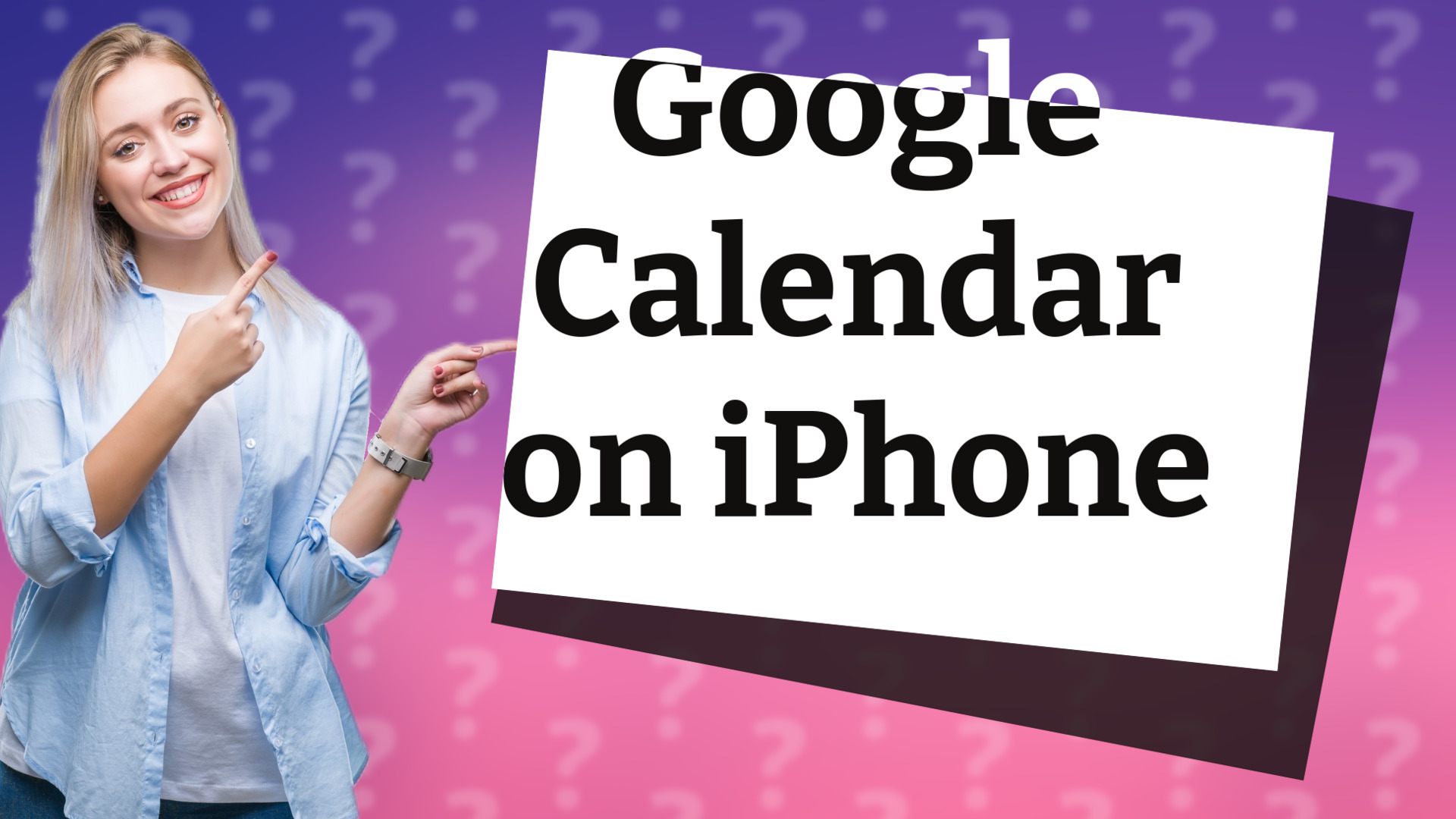 Google Calendar on iPhone