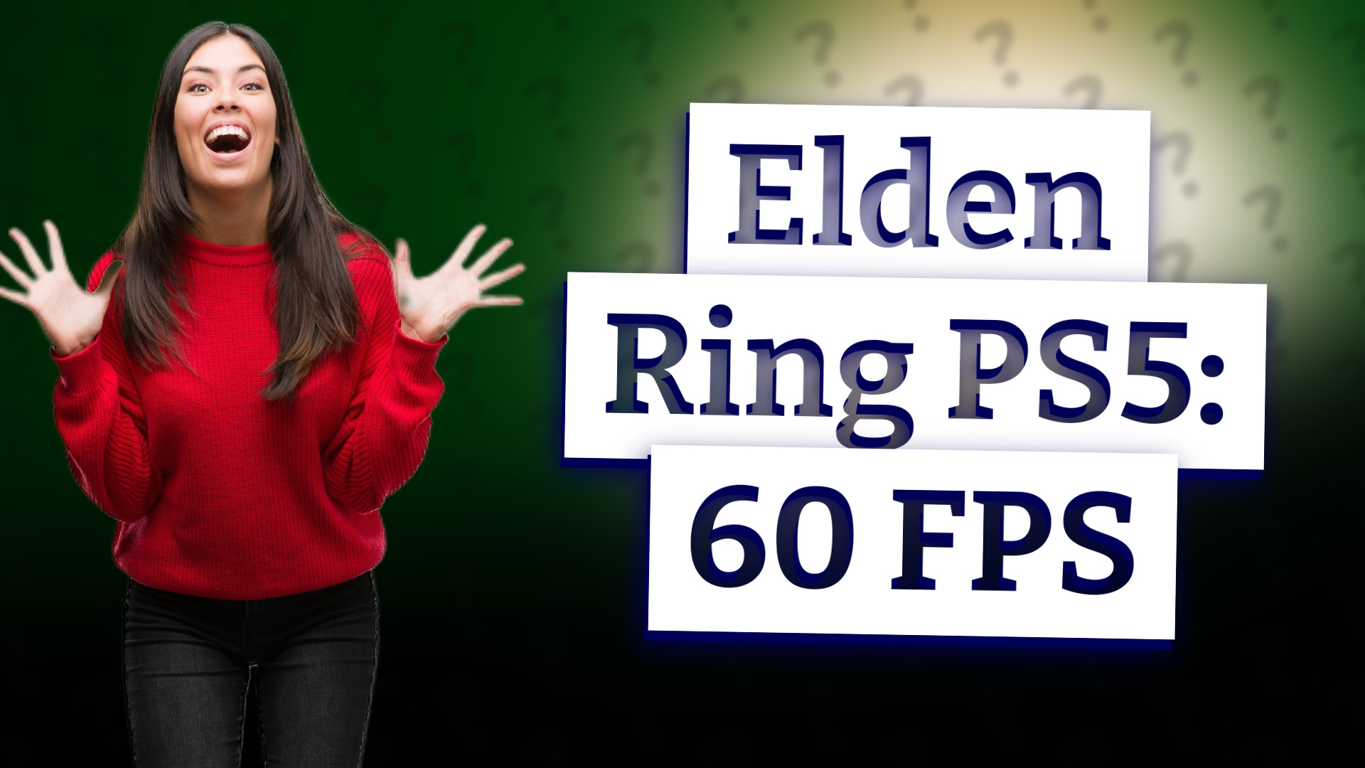 Elden Ring PS5: 60 FPS