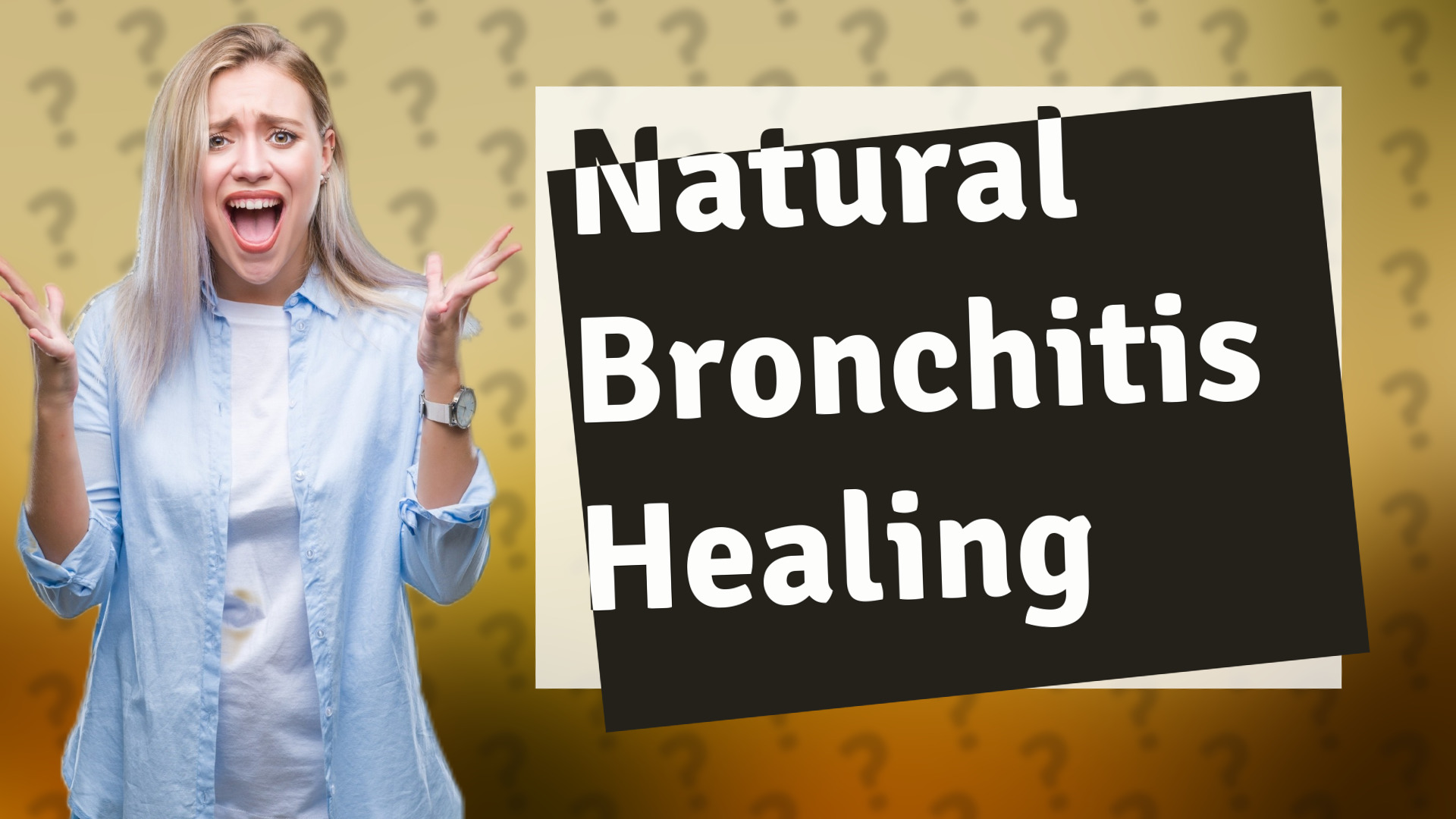 Natural Bronchitis Healing