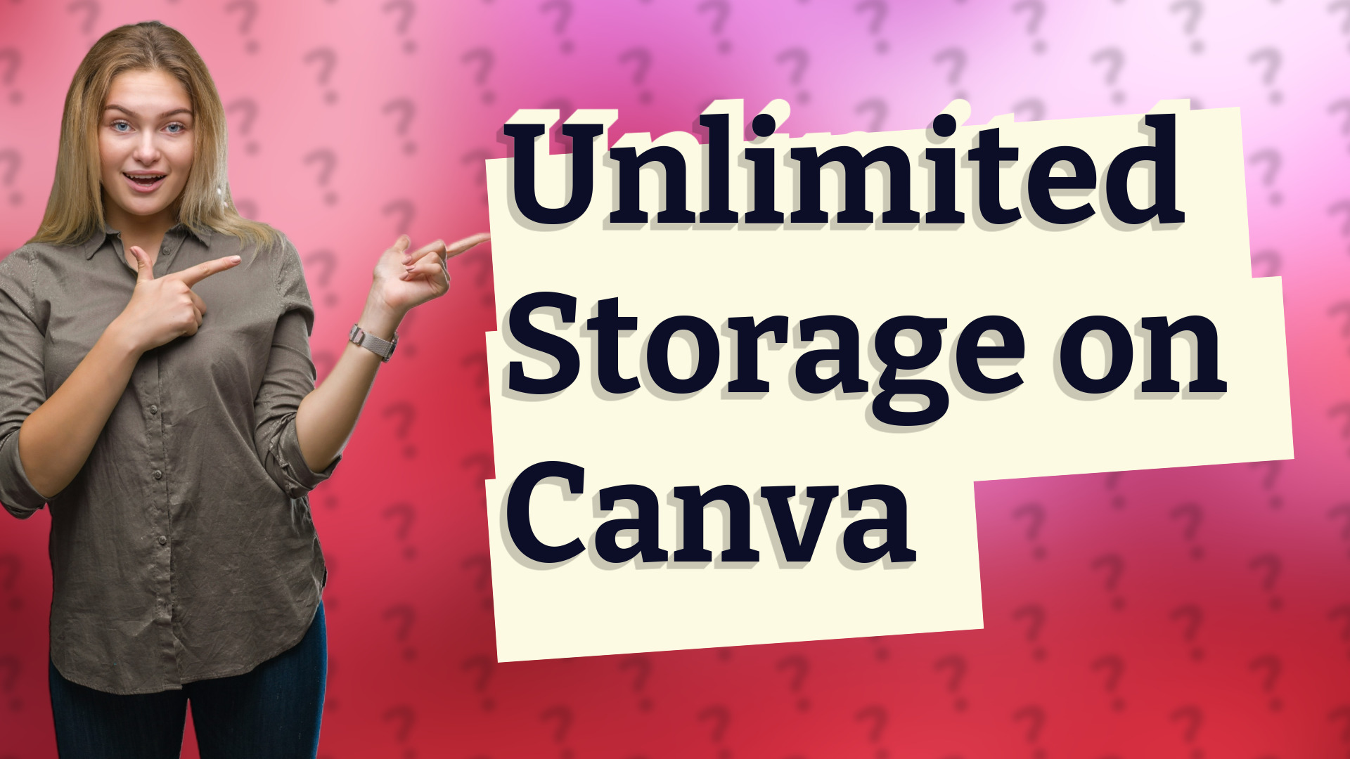 Unlimited Storage on Canva