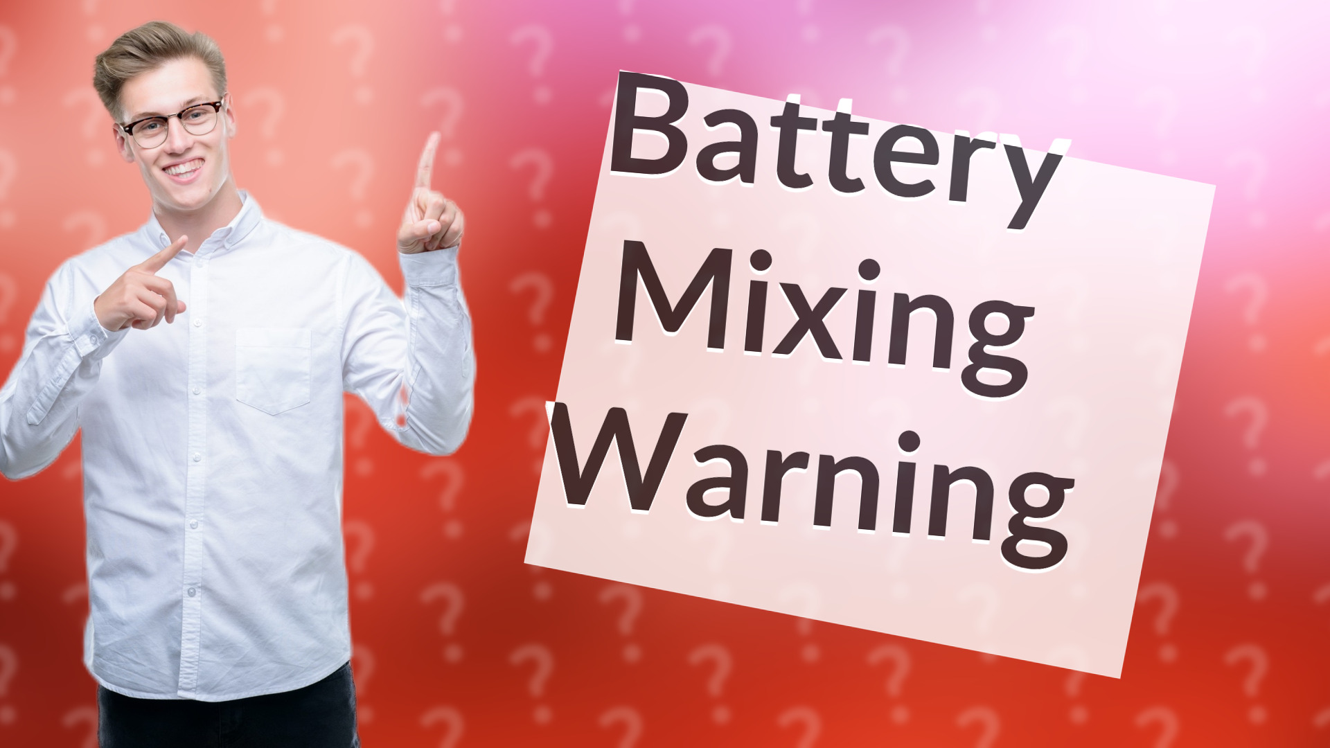 Battery Mixing Warning