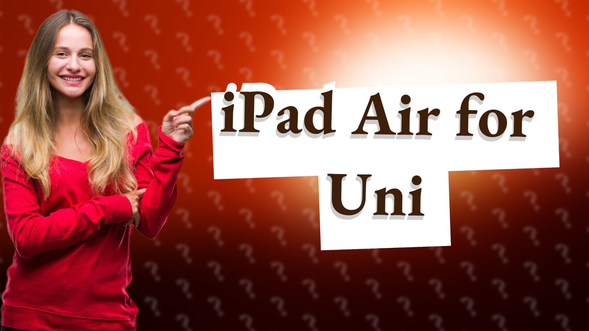 iPad Air for Uni