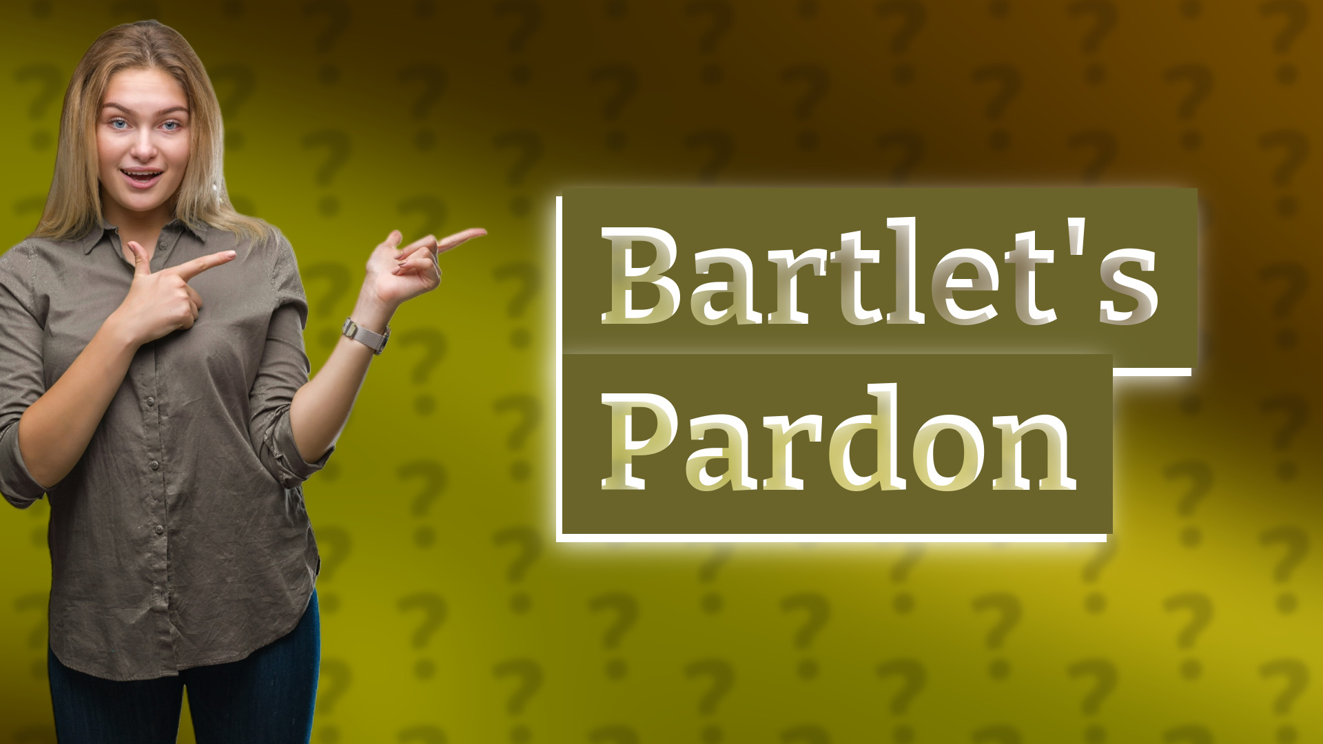 Bartlet's Pardon