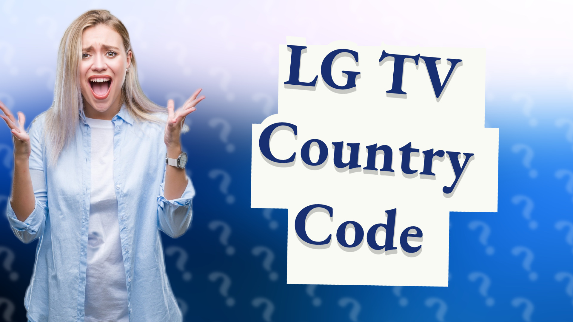 LG TV Country Code