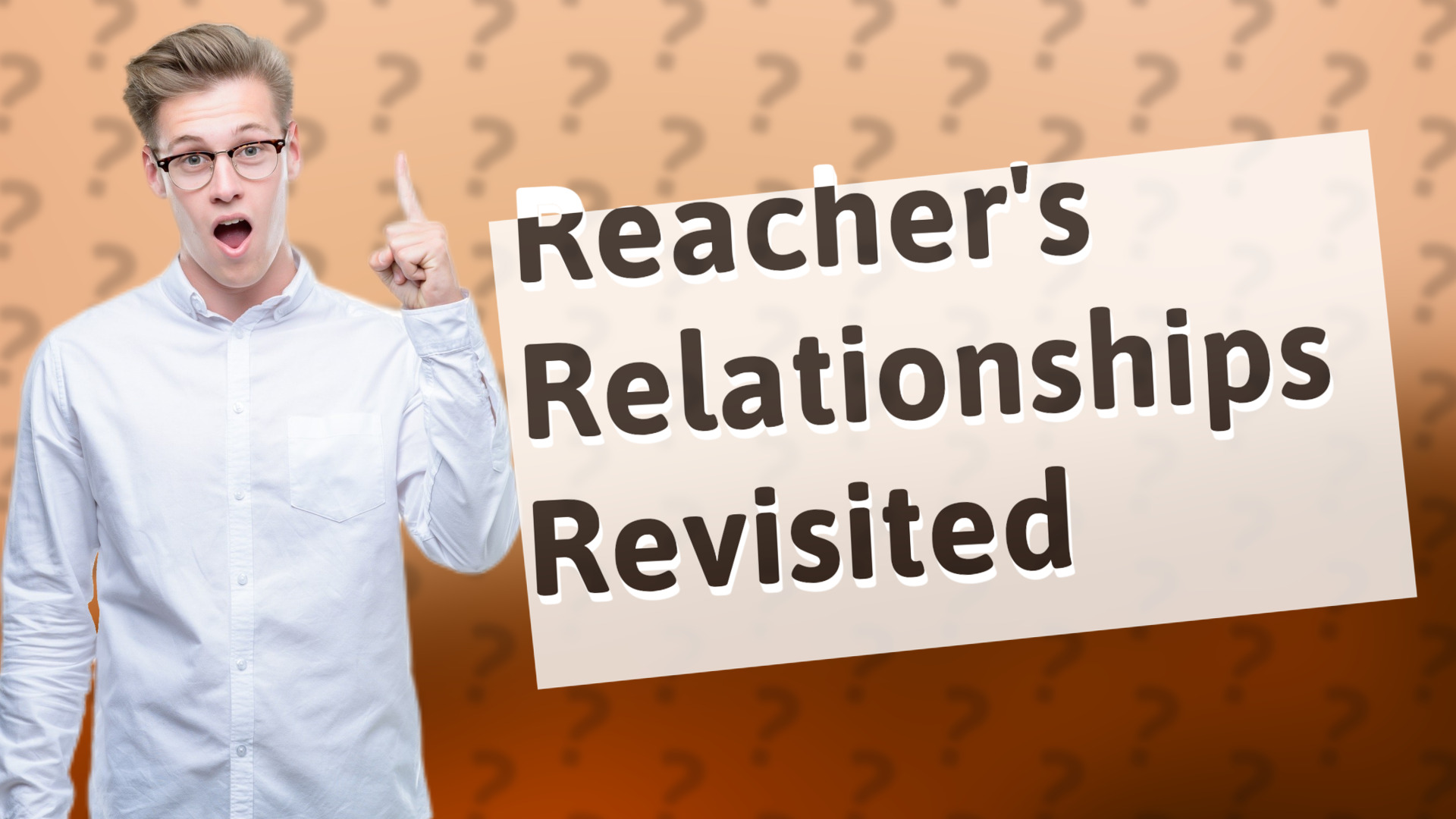 Reacher's Relationships Revisited