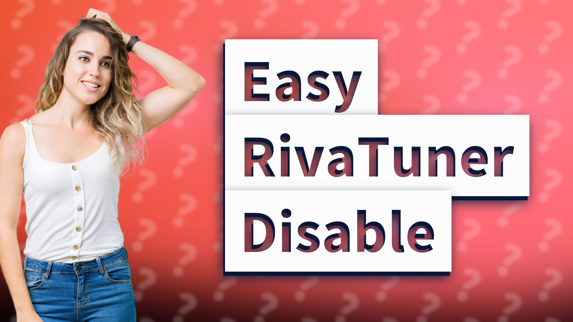 Easy RivaTuner Disable