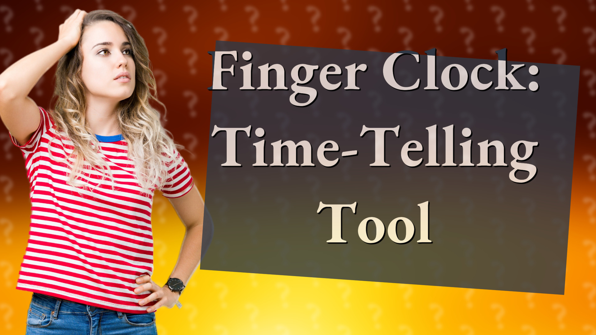 Finger Clock: Time-Telling Tool