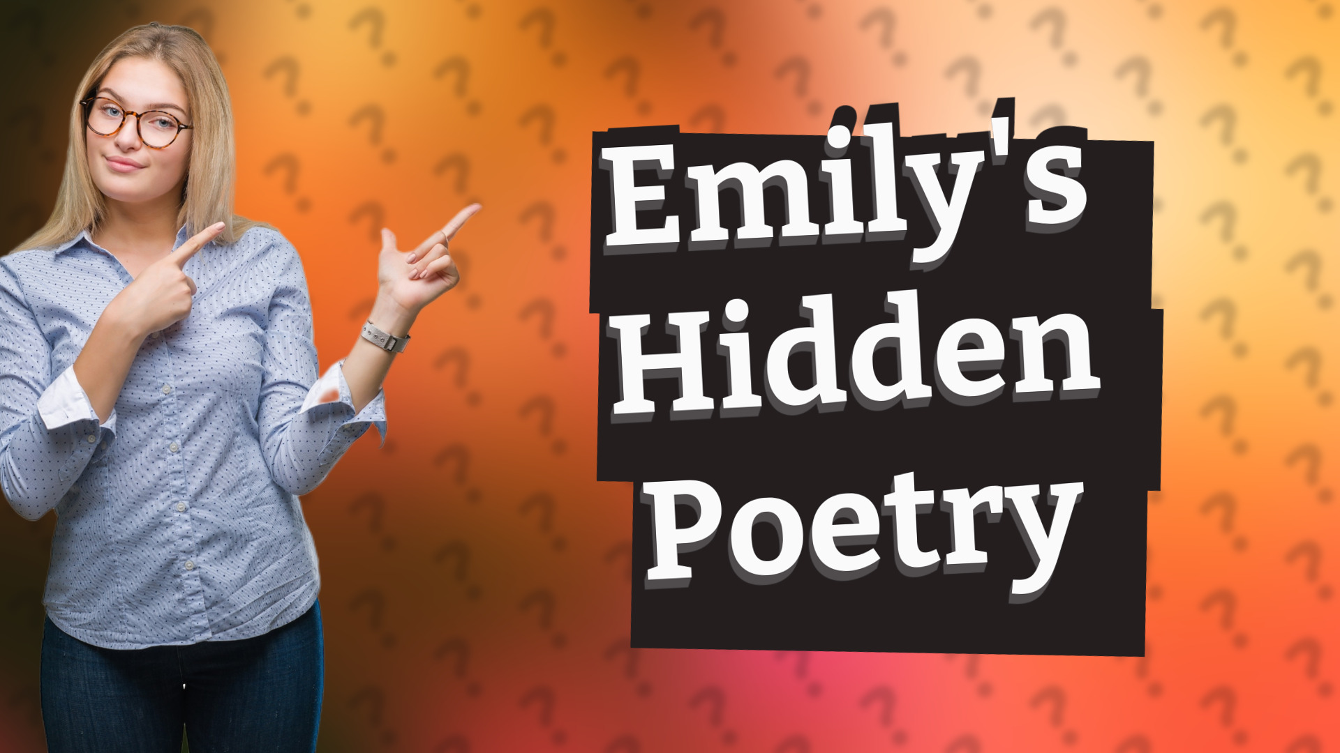Emily's Hidden Poetry