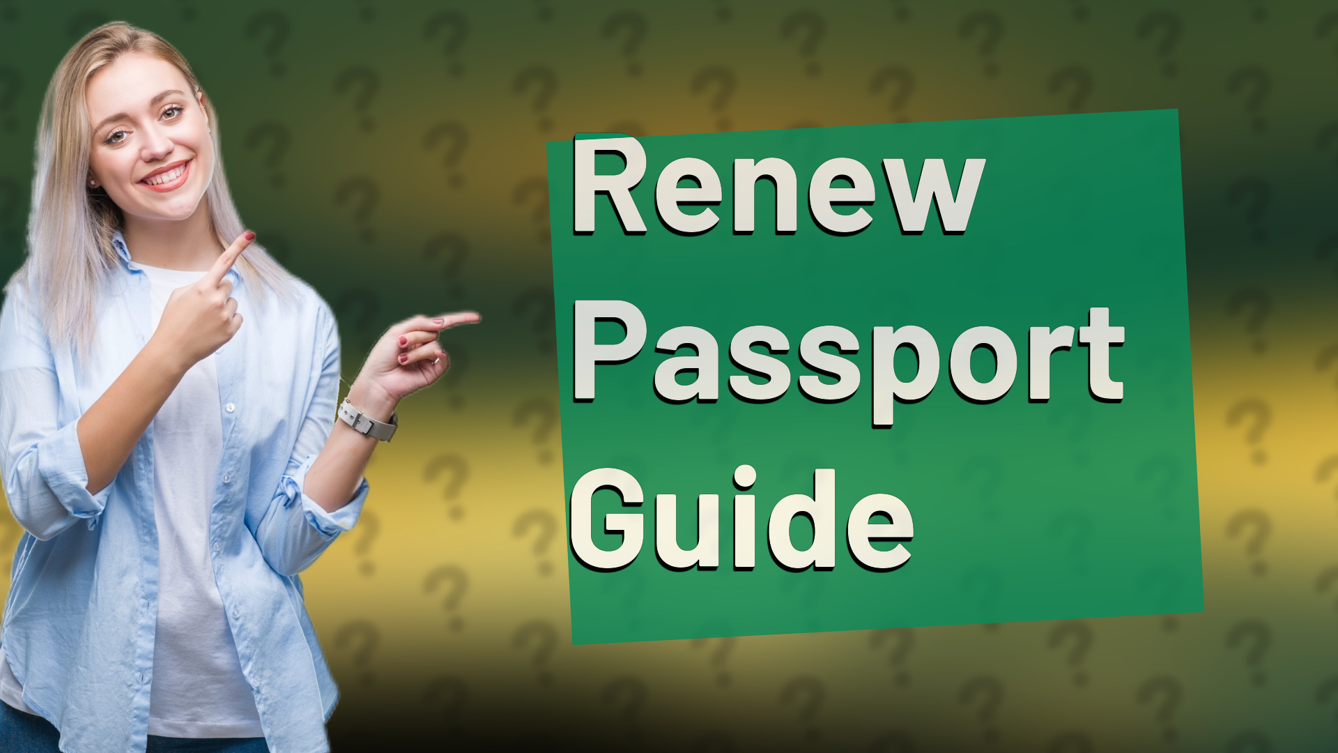 Renew Passport Guide