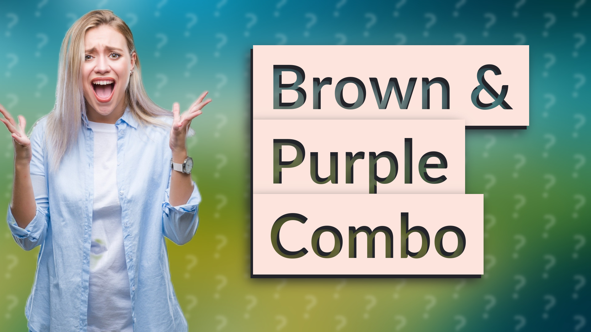 Brown & Purple Combo