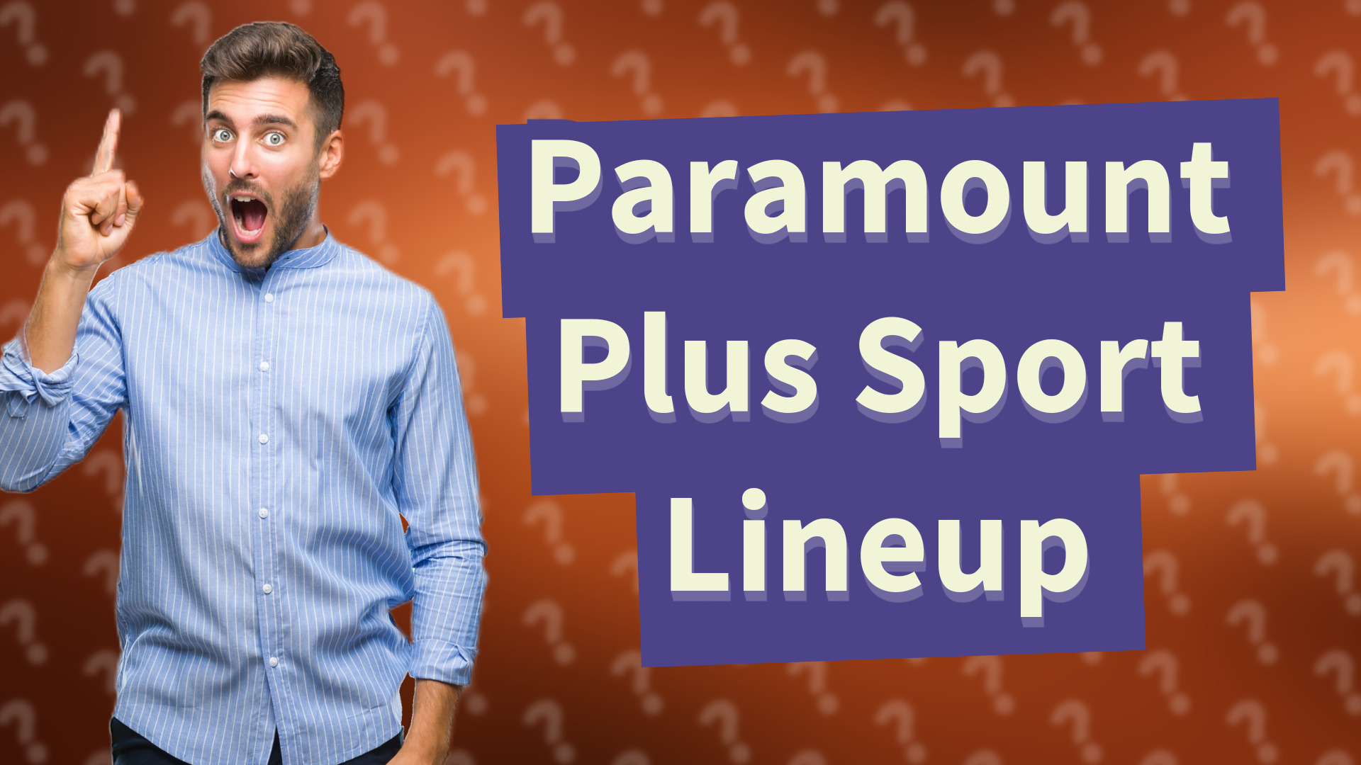 Paramount Plus Sport Lineup