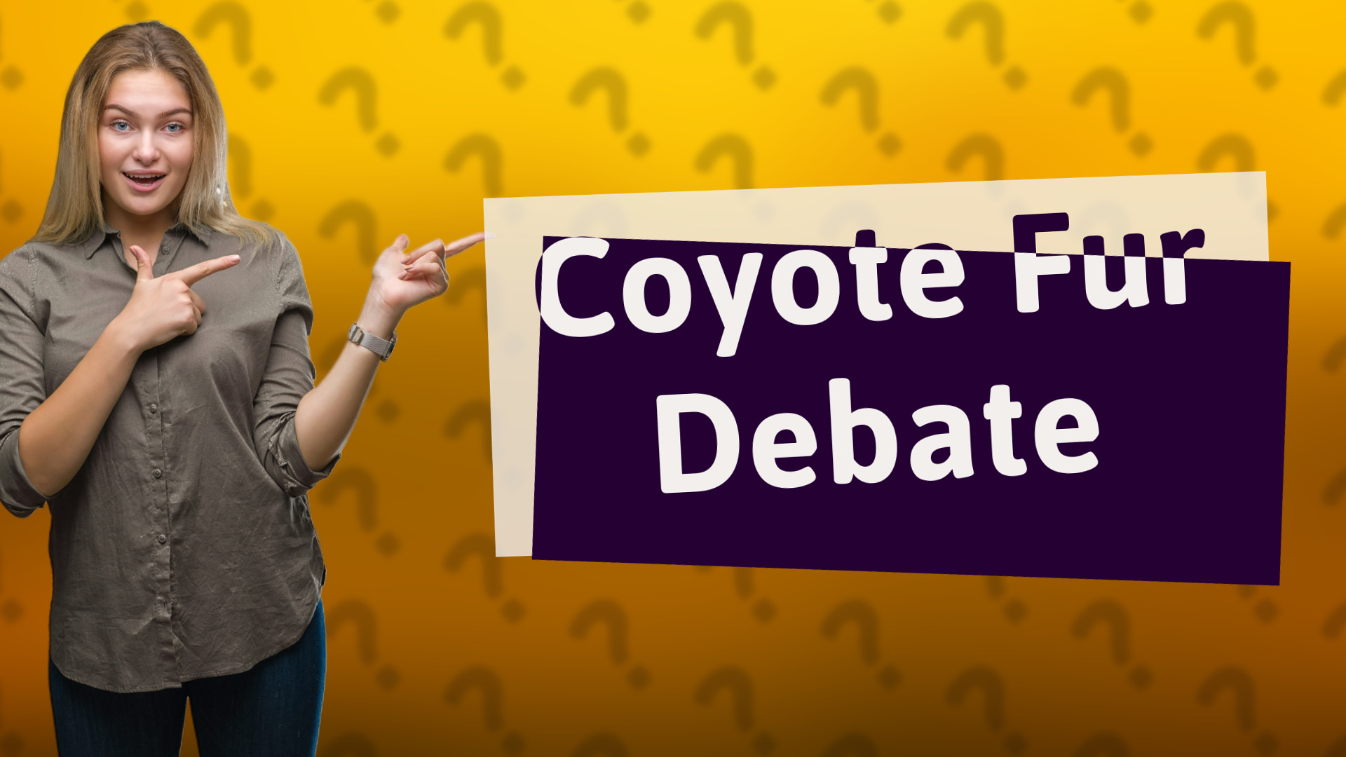 Coyote Fur Debate