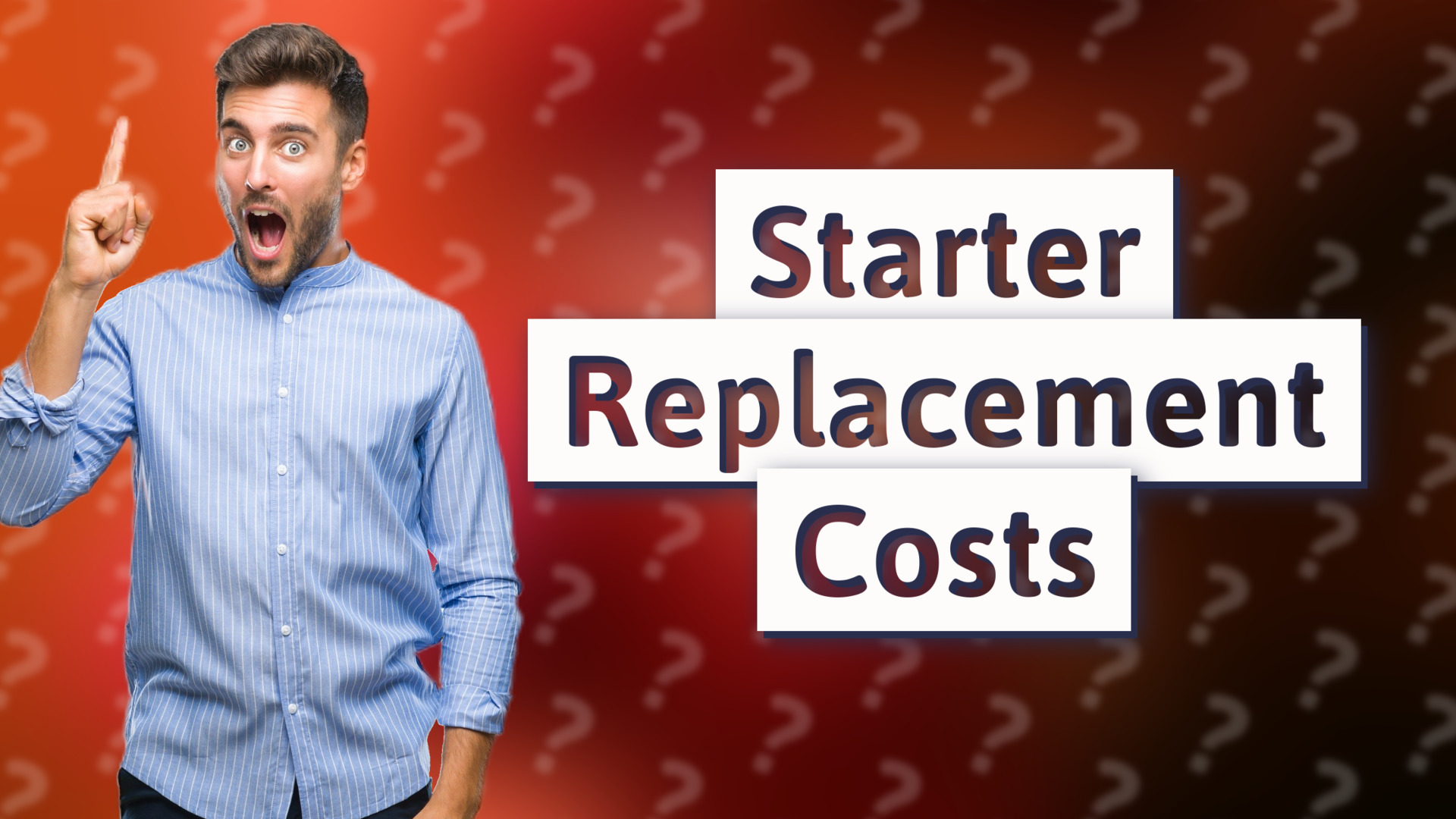 Starter Replacement Costs