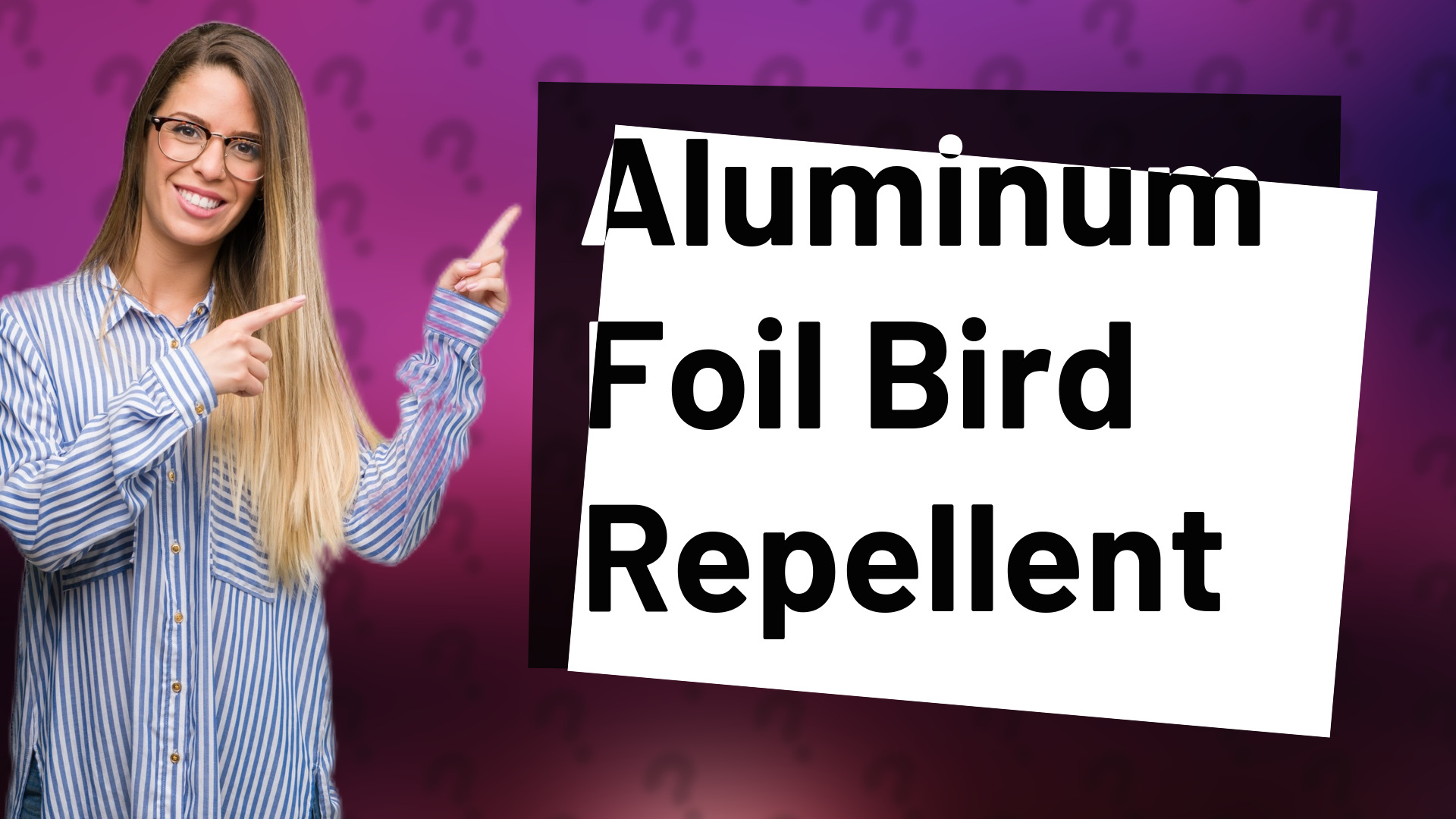 Aluminum Foil Bird Repellent