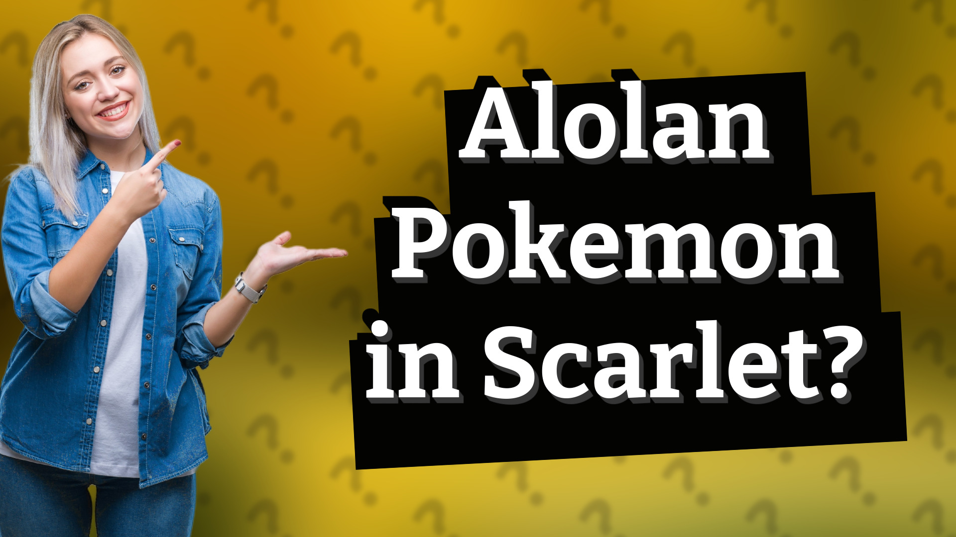 Alolan Pokemon in Scarlet?