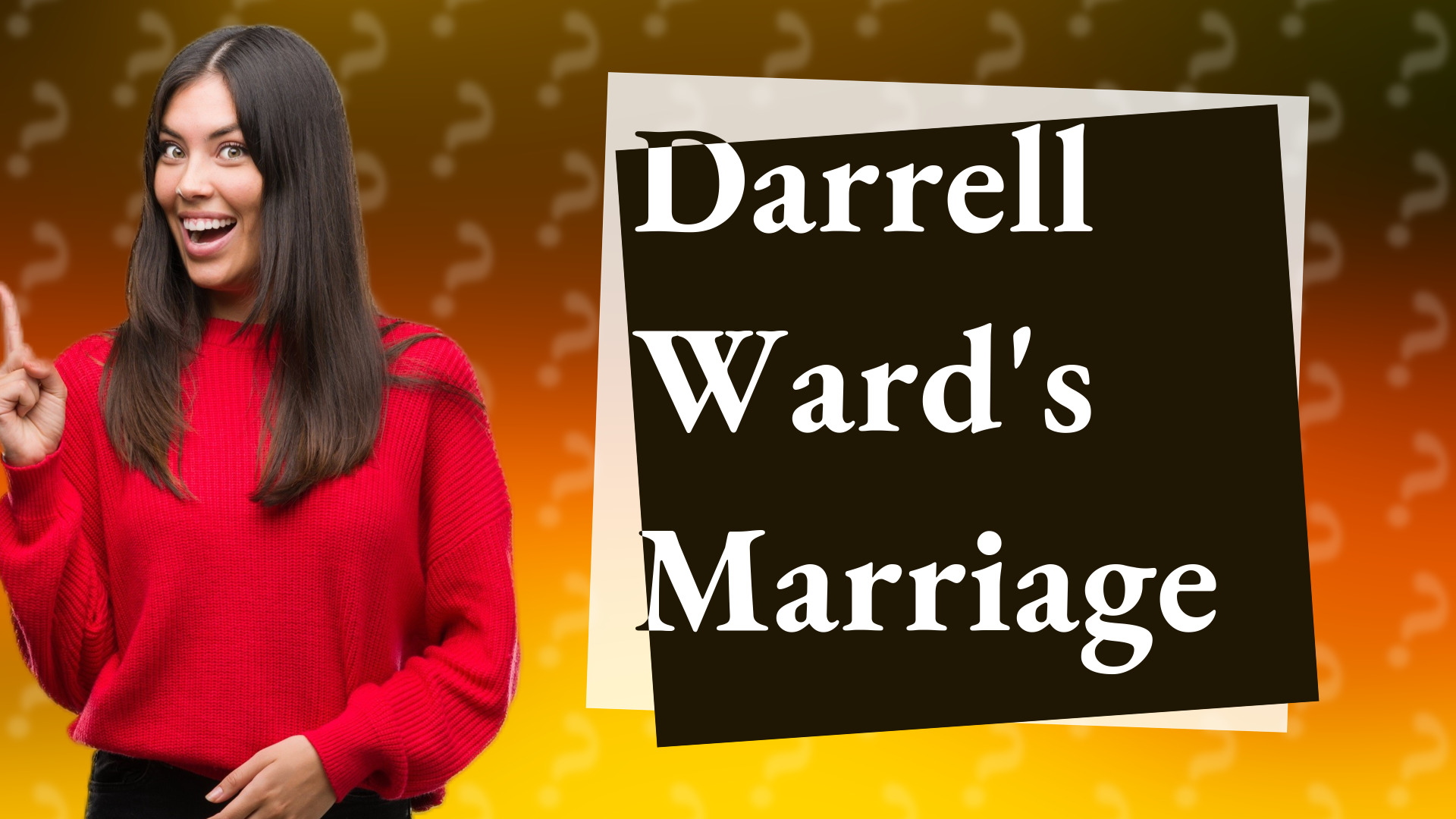 Darrell Ward's Marriage