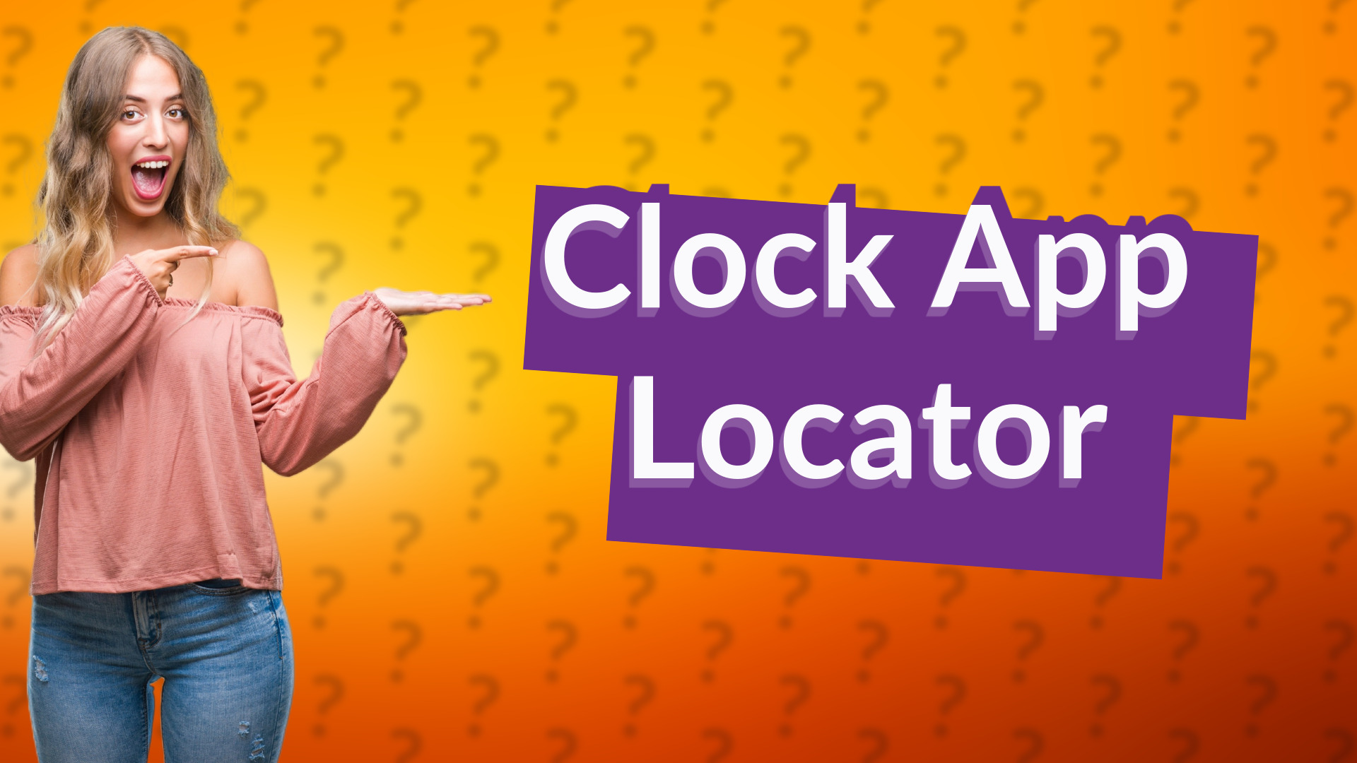 Clock App Locator