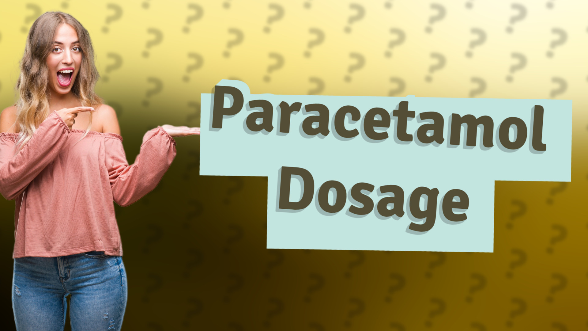 Paracetamol Dosage