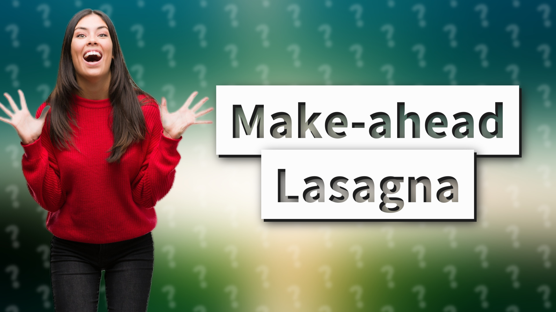 Make-ahead Lasagna