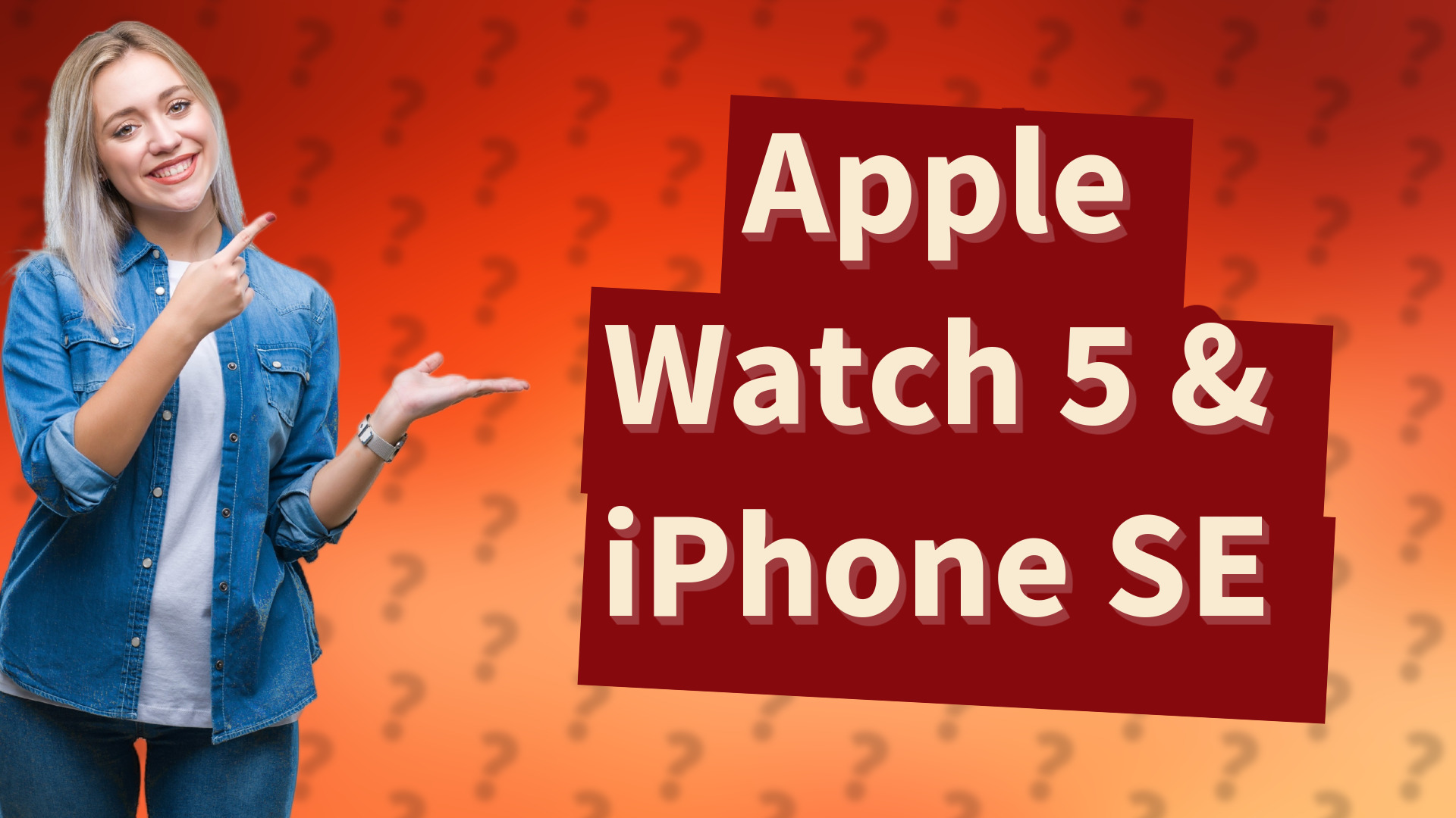 Apple Watch 5 & iPhone SE