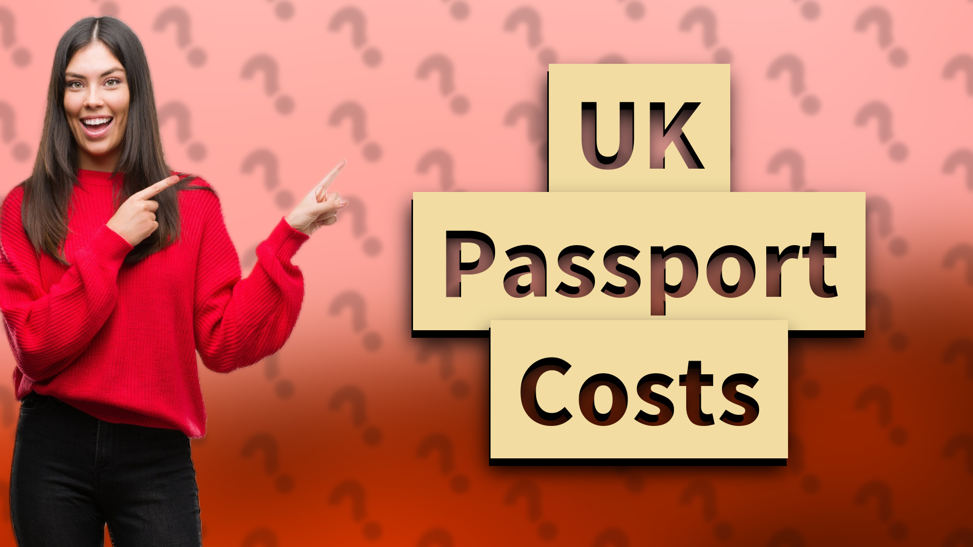 UK Passport Costs
