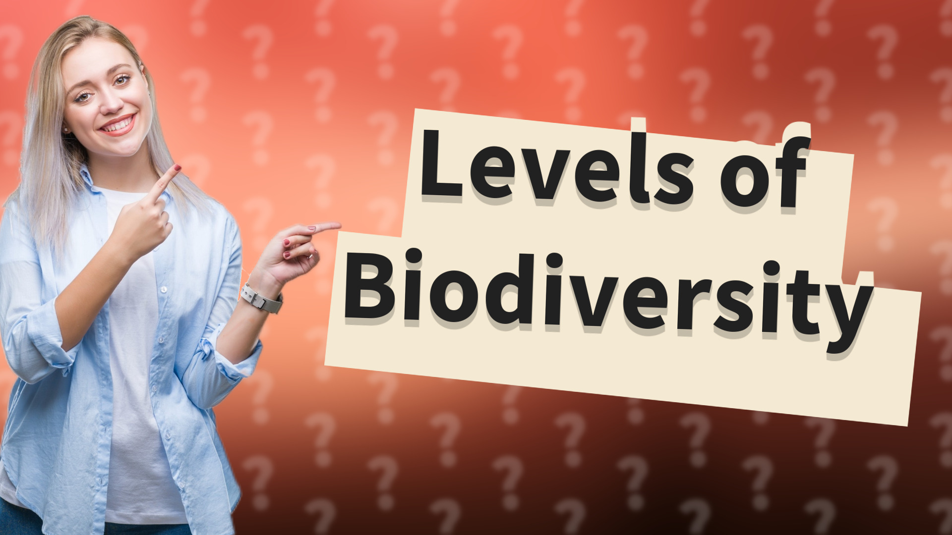 Levels of Biodiversity