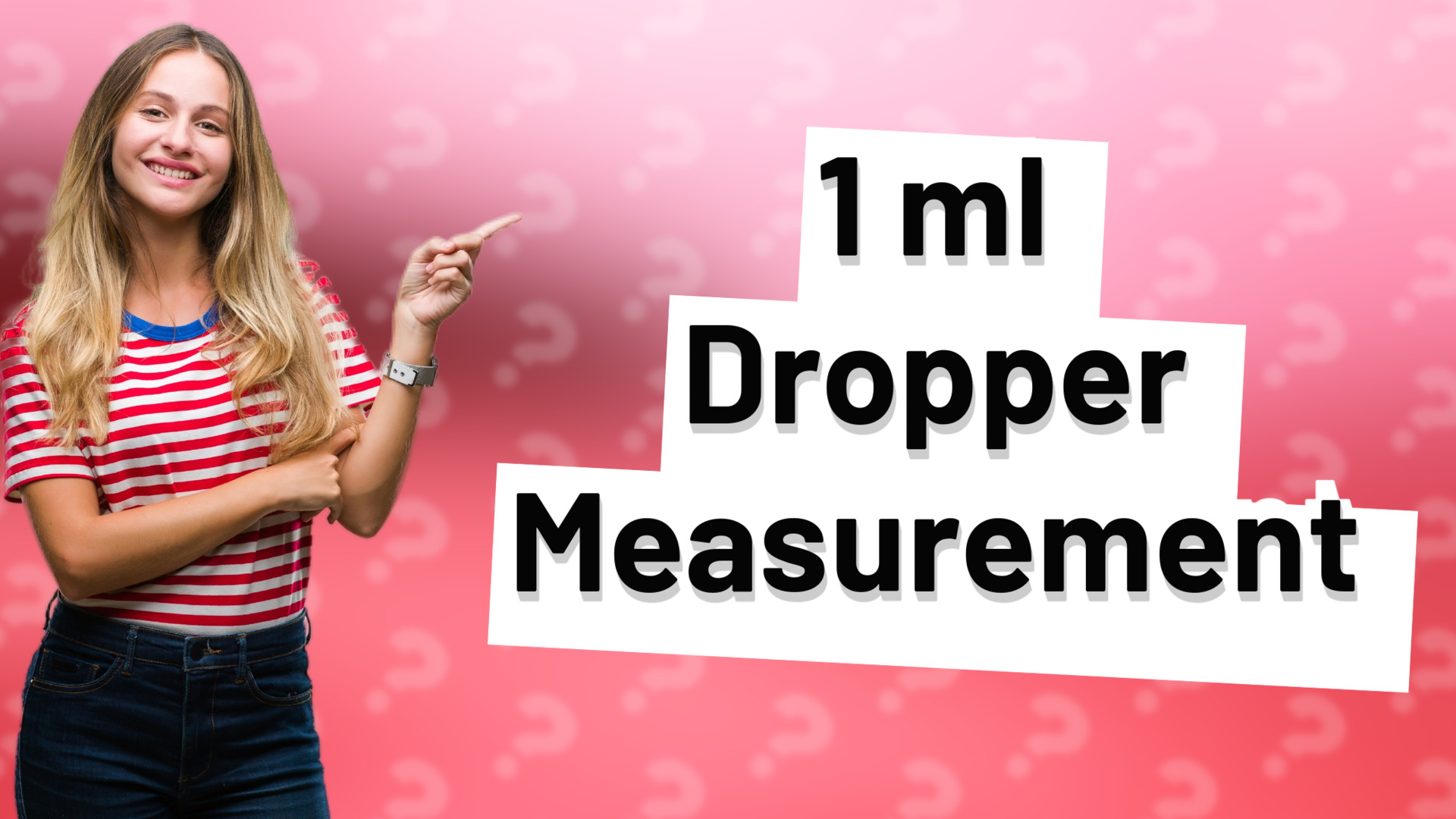 1 ml Dropper Measurement