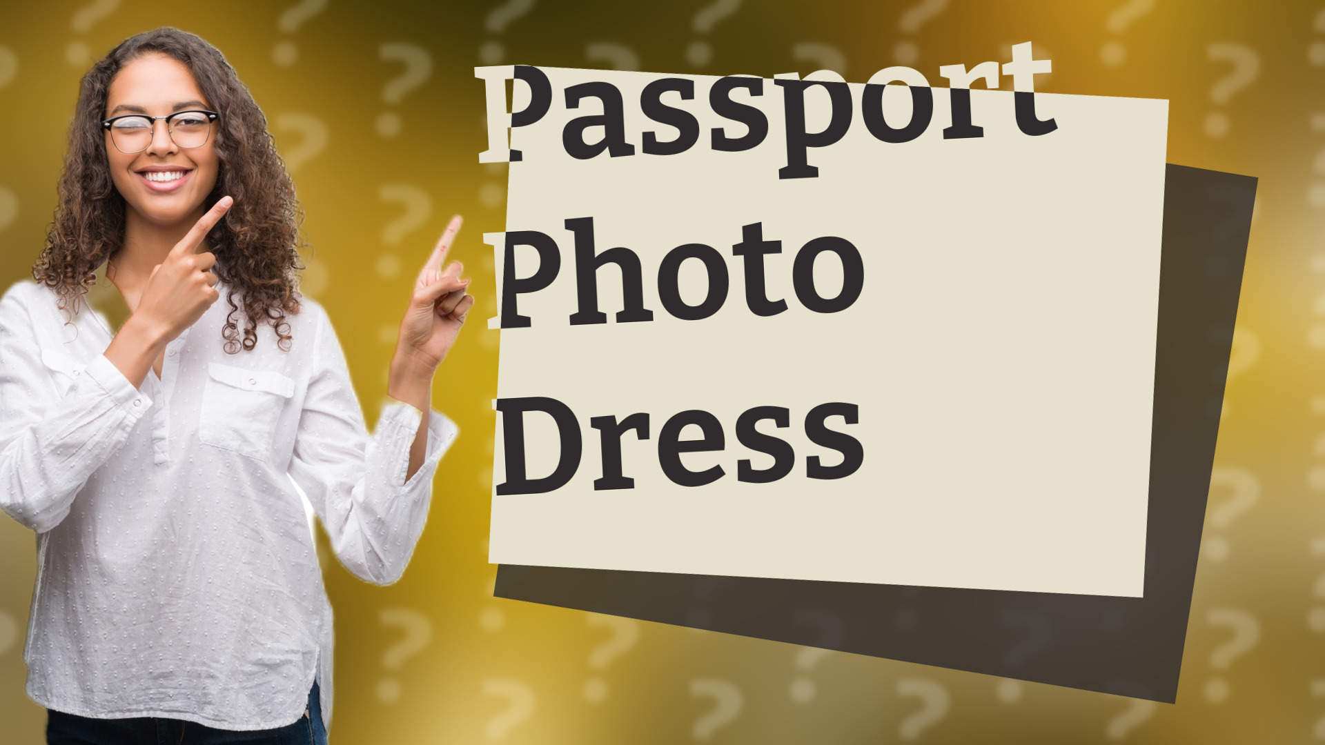 Passport Photo Dress