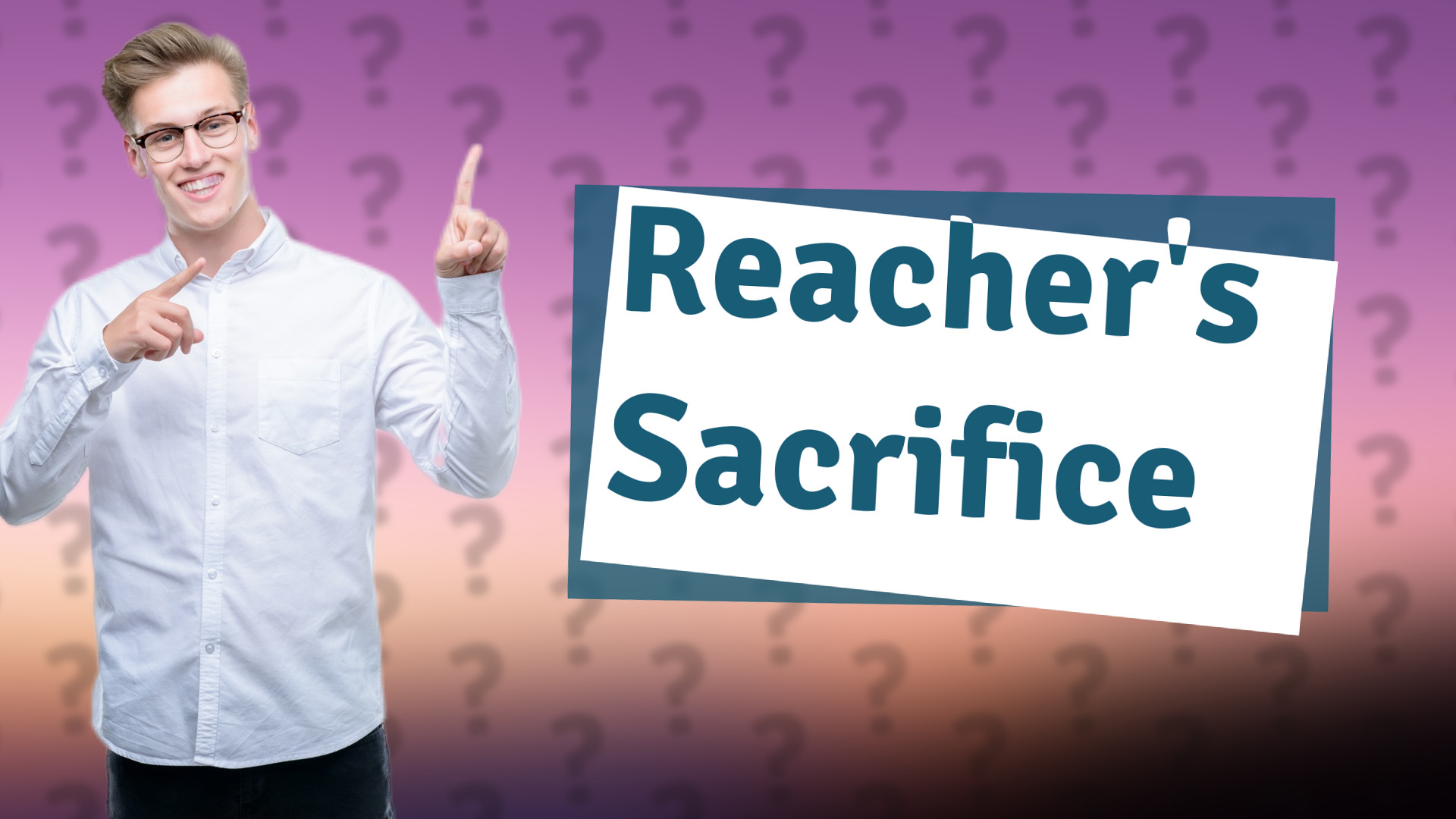Reacher's Sacrifice