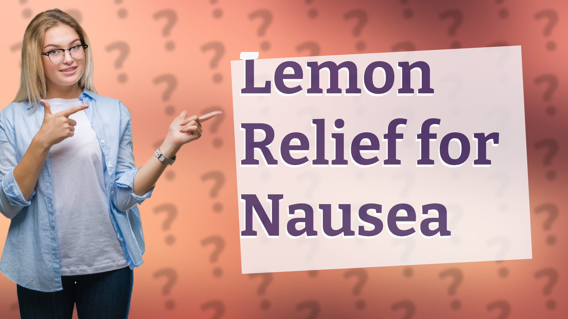 Lemon Relief for Nausea