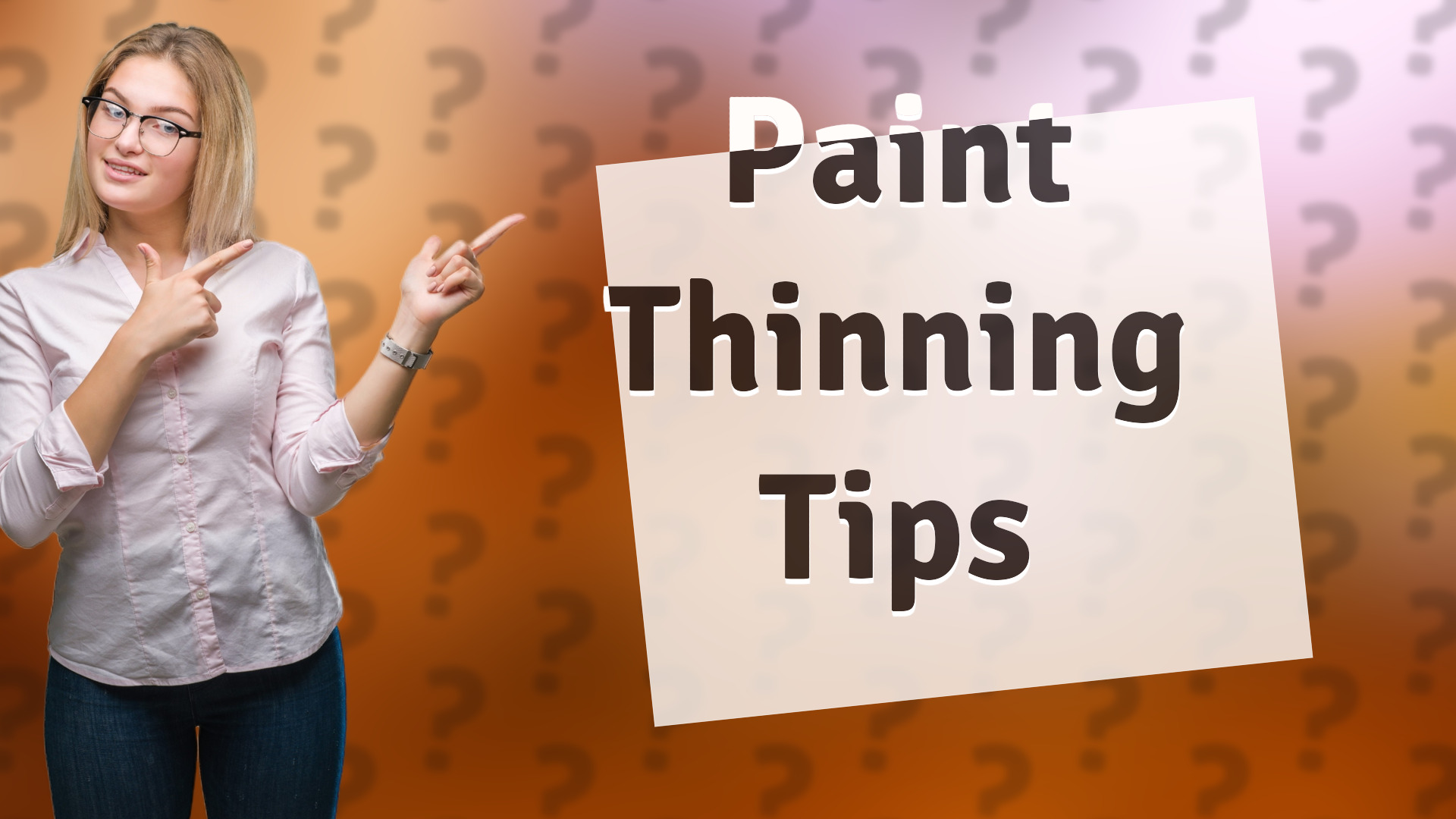 Paint Thinning Tips