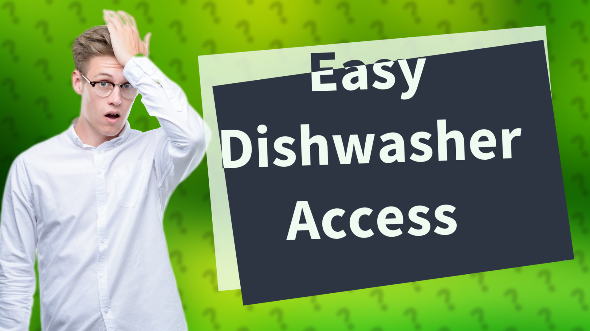 Easy Dishwasher Access