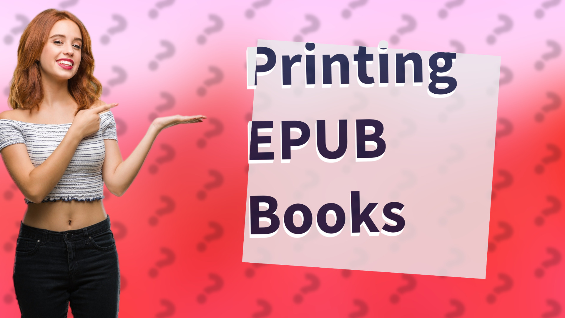 Printing EPUB Books
