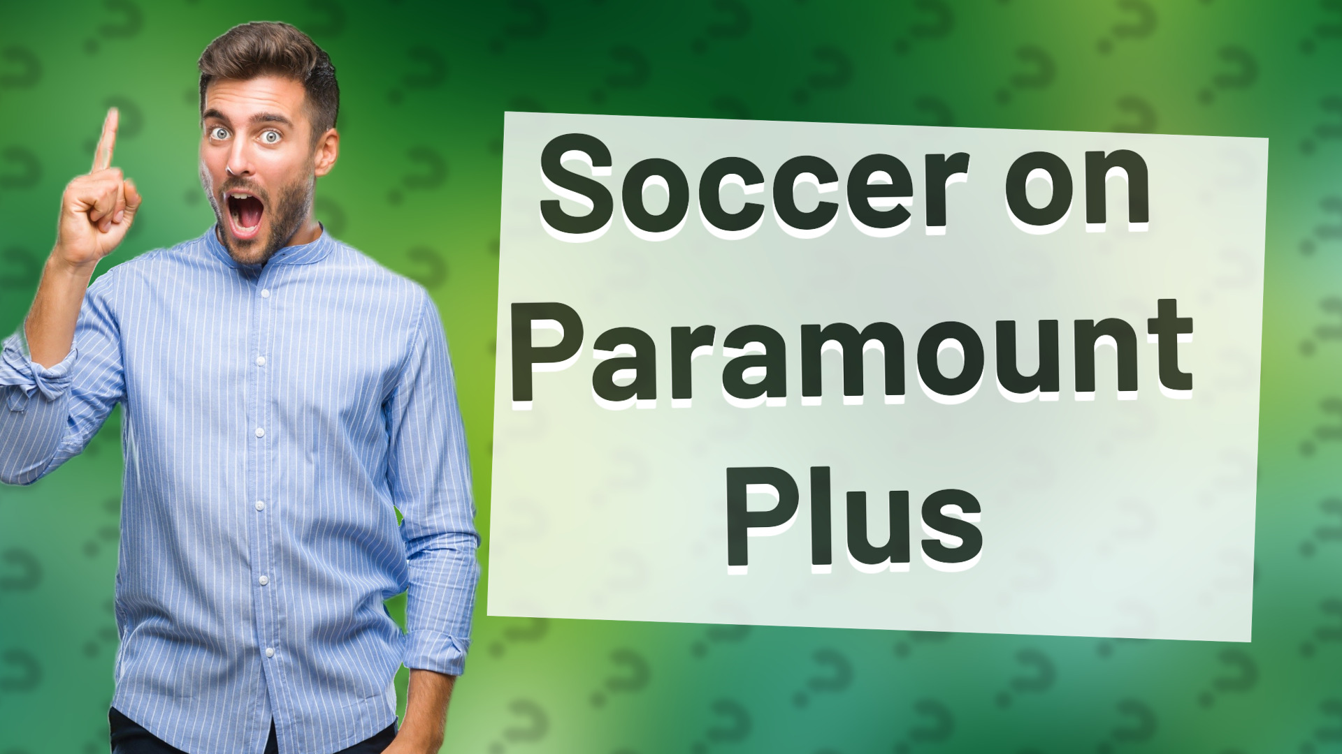 Soccer on Paramount Plus