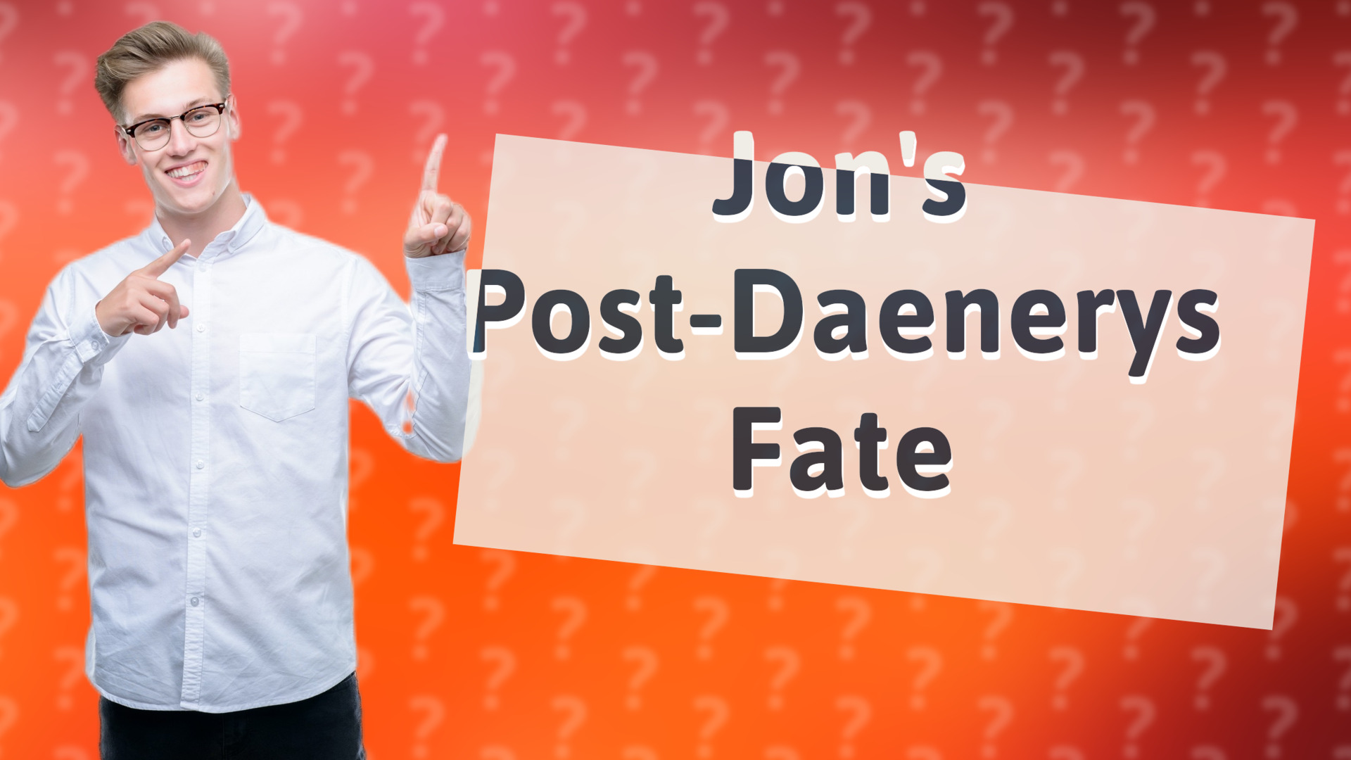 Jon's Post-Daenerys Fate