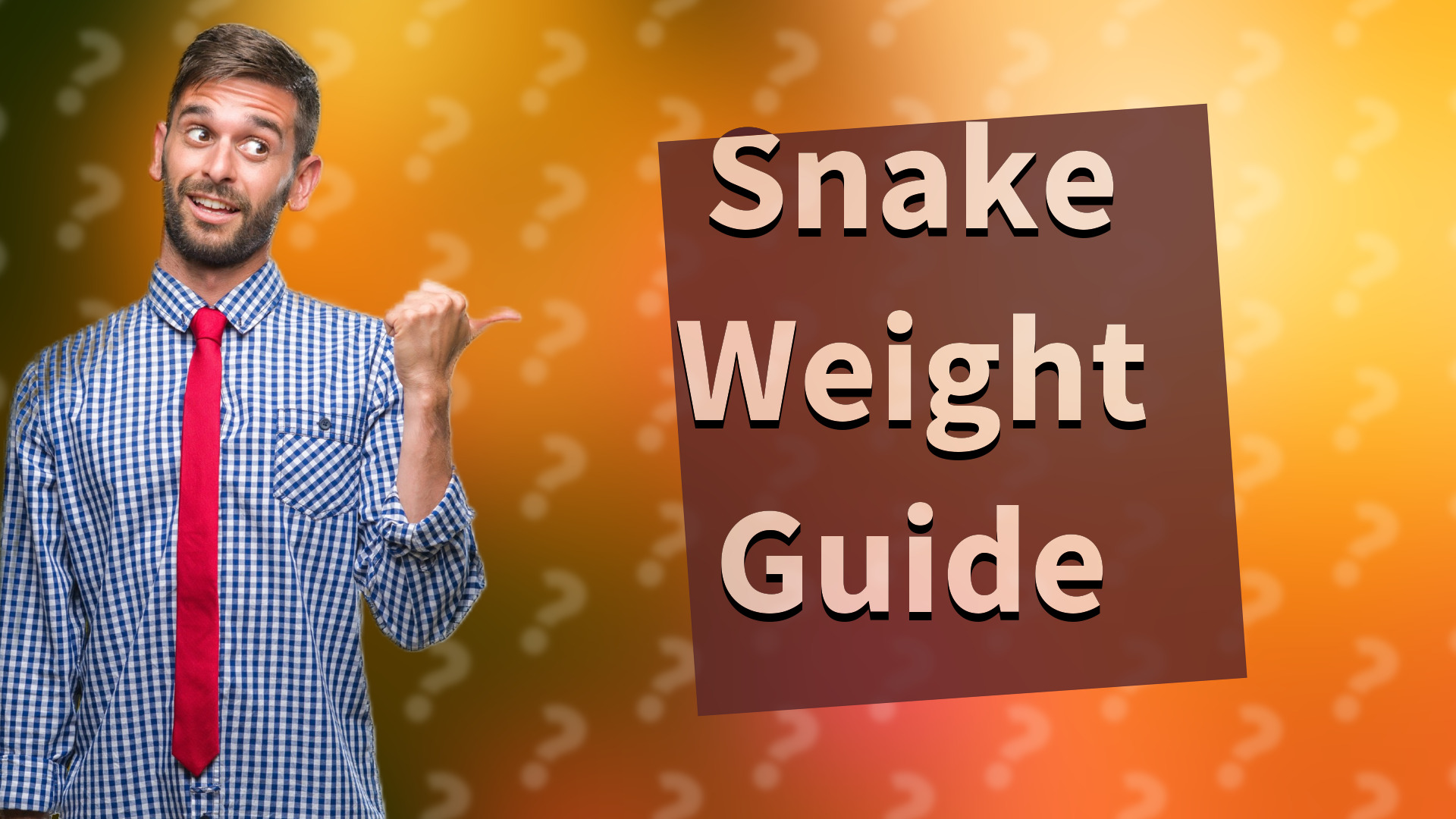 Snake Weight Guide