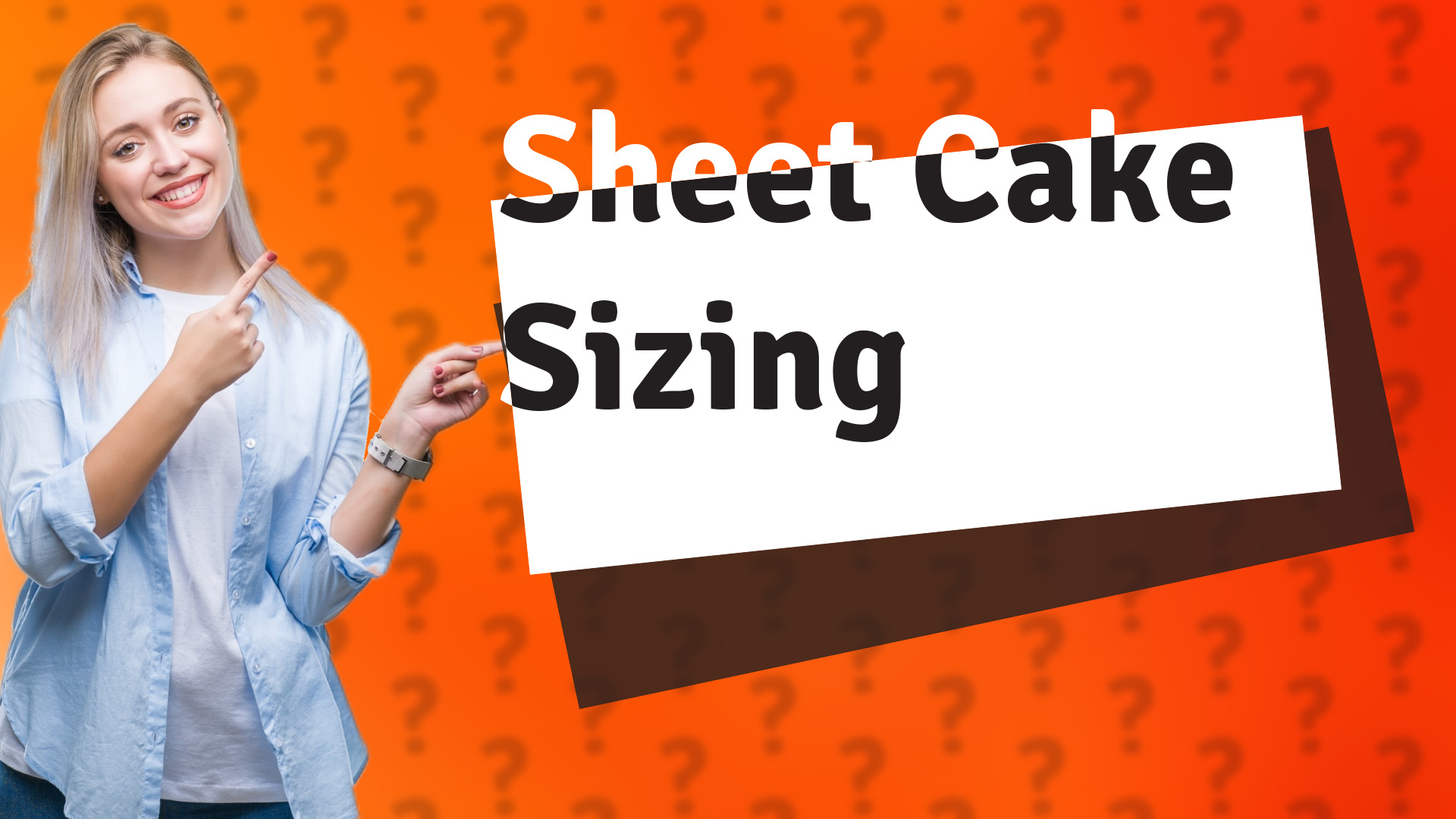Sheet Cake Sizing