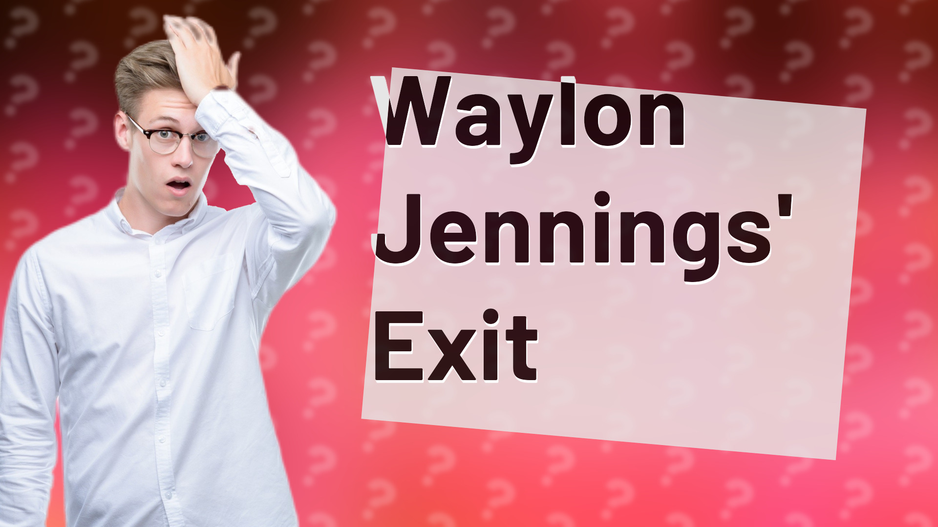 Waylon Jennings' Exit