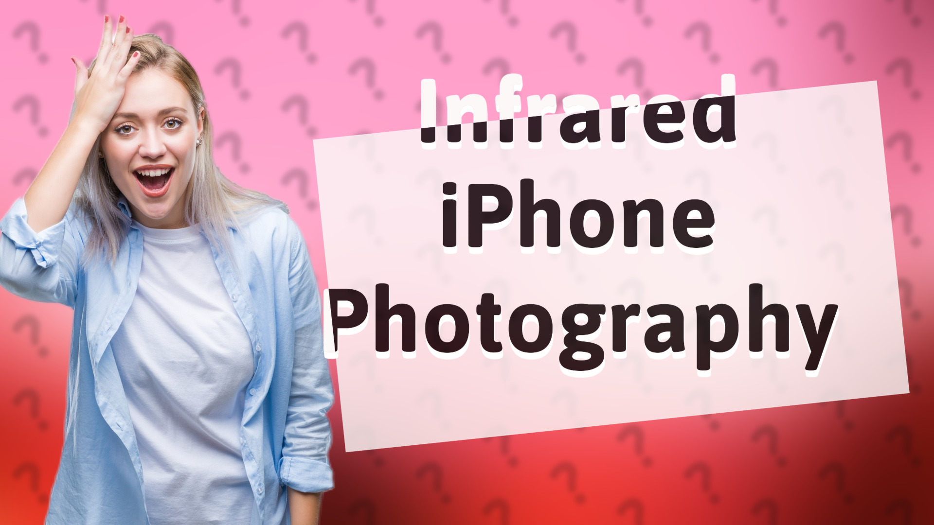 Infrared iPhone Photography