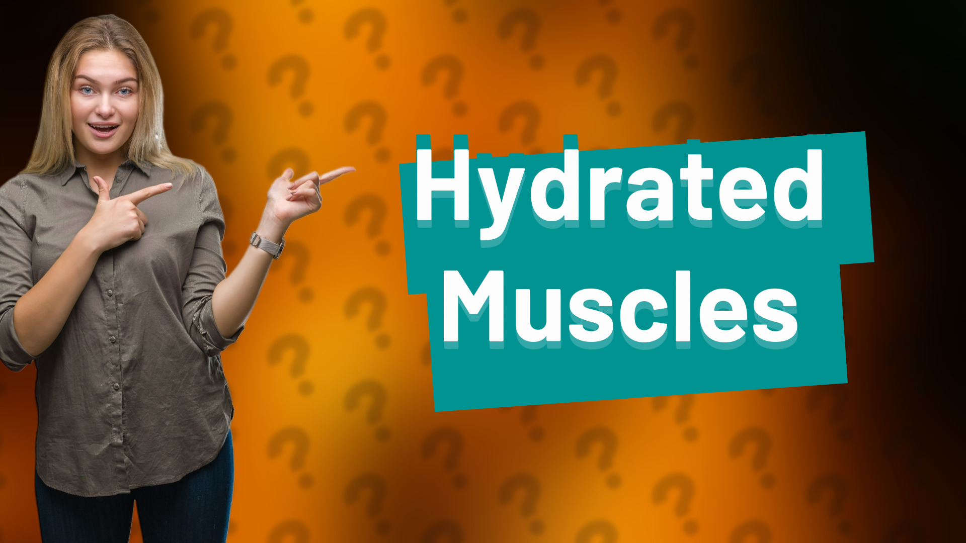 Hydrated Muscles