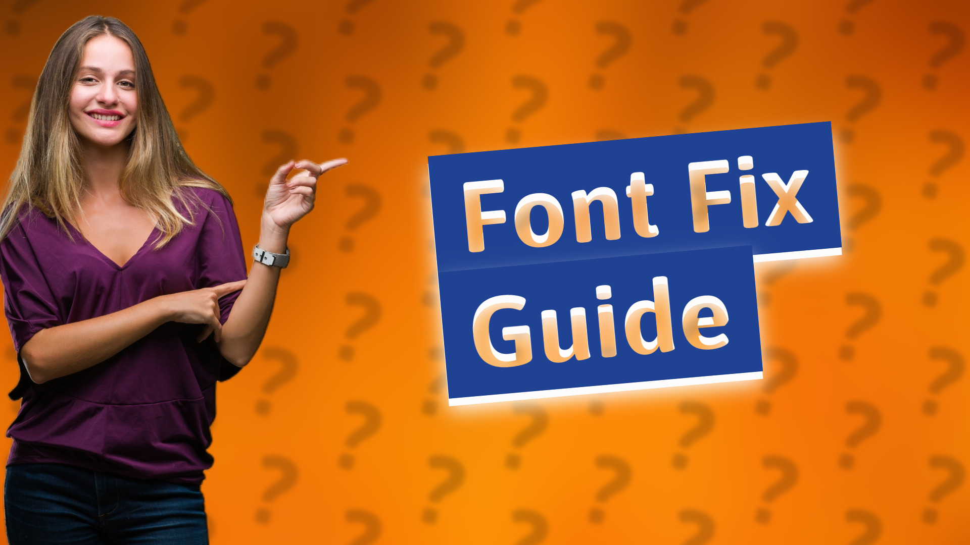 Font Fix Guide