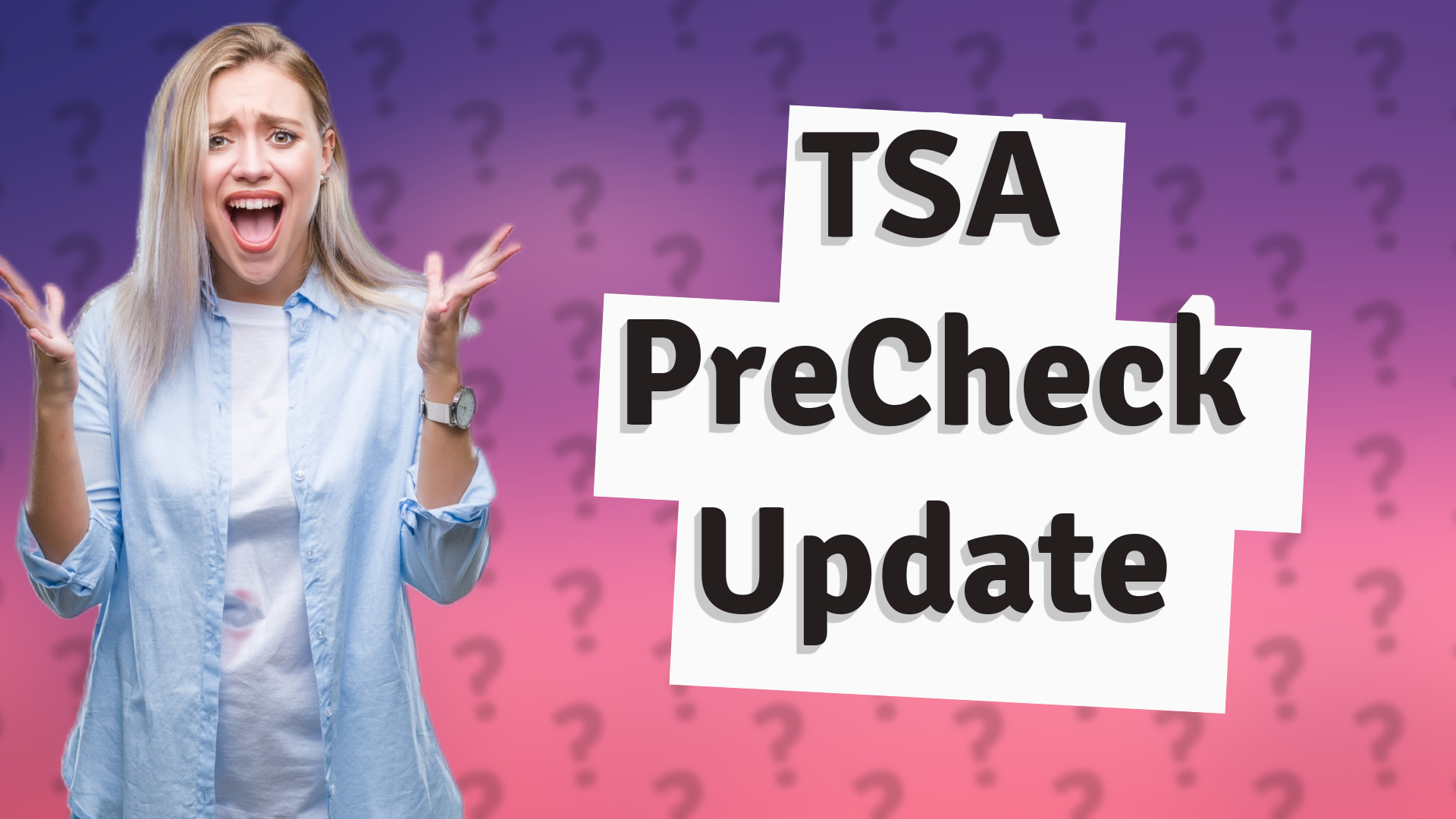 TSA PreCheck Update
