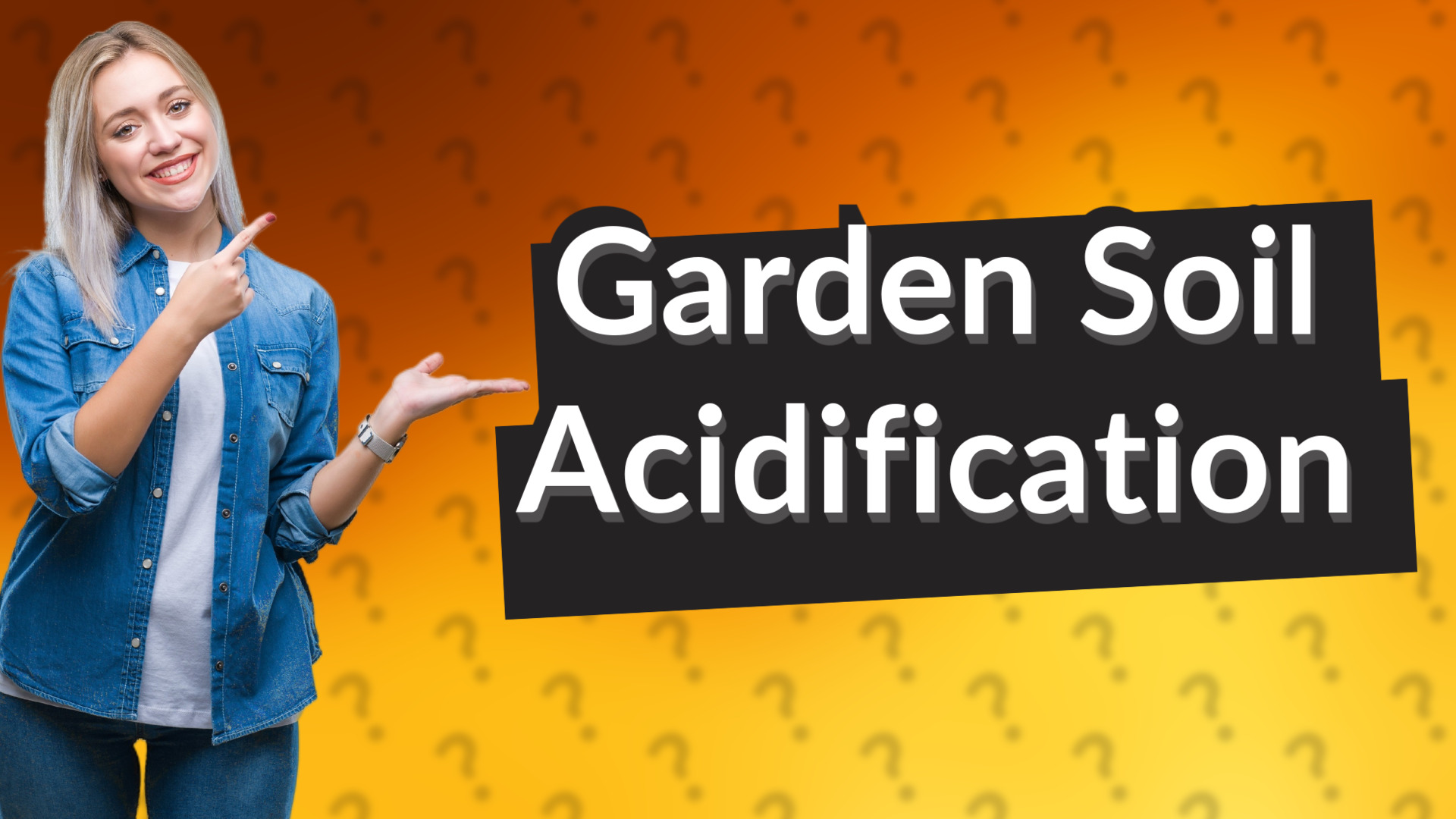 Garden Soil Acidification