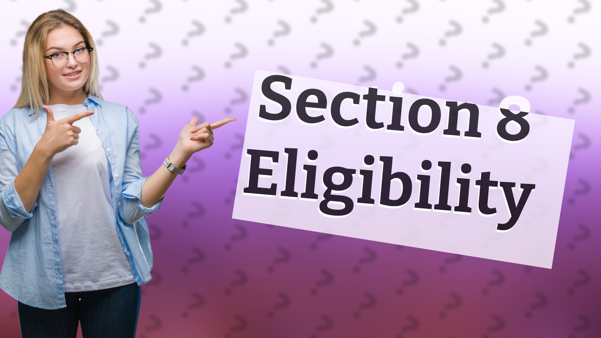 Section 8 Eligibility