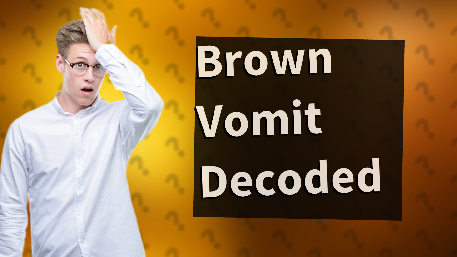 Brown Vomit Decoded